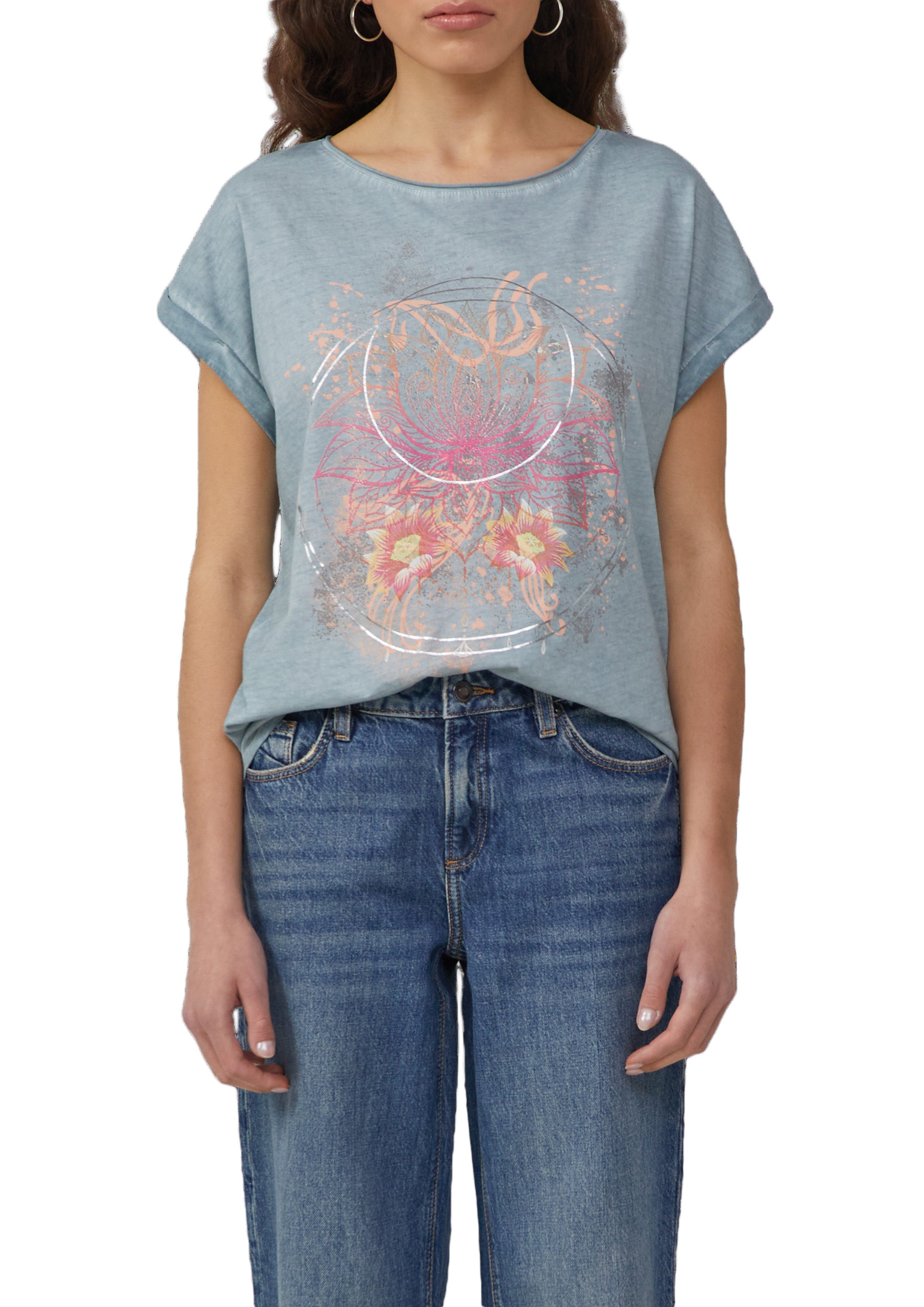 QS T-Shirt mit Frontprint günstig online kaufen