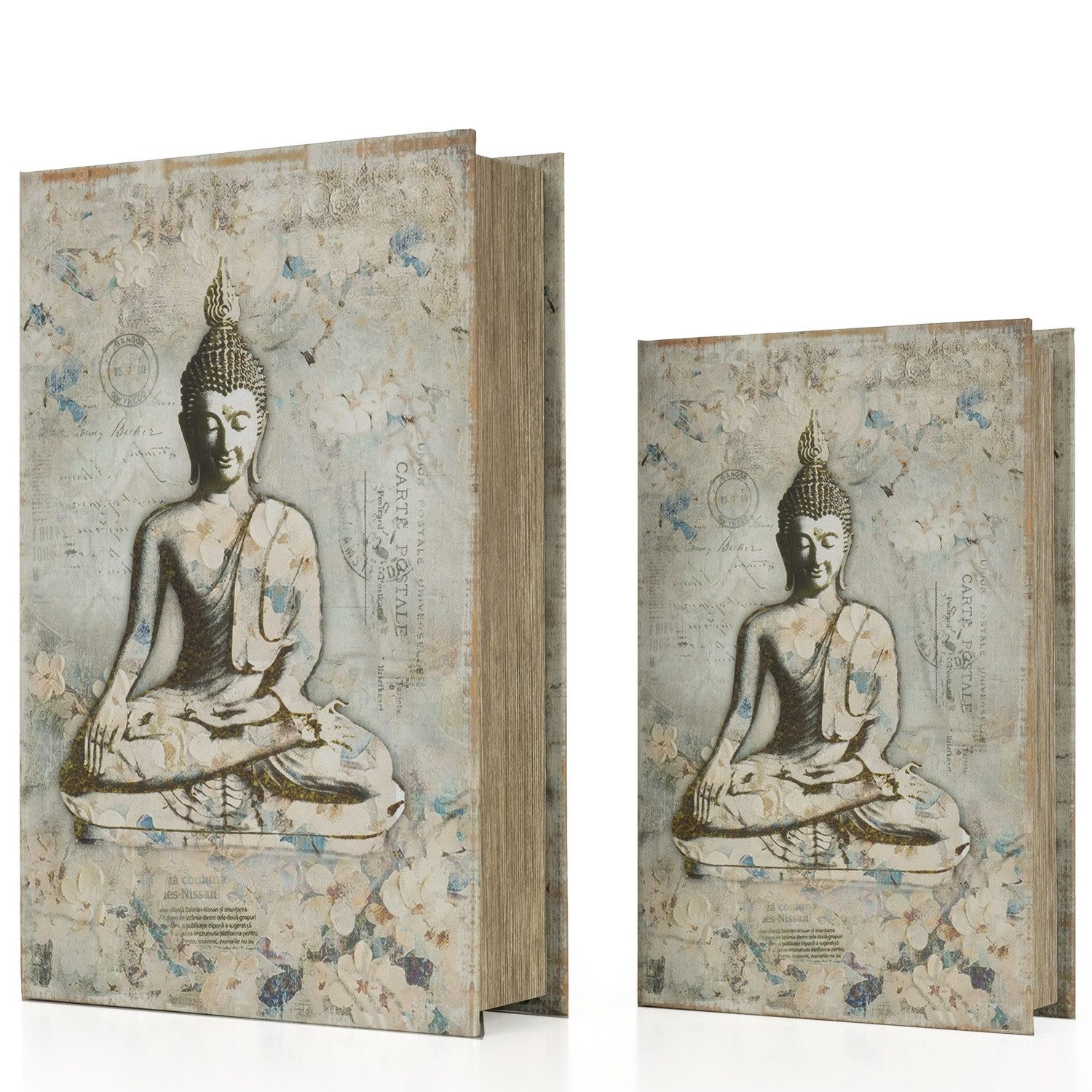 Moritz Etui Buchhüllen Set Buddha 2-teilig mit Geheimfach