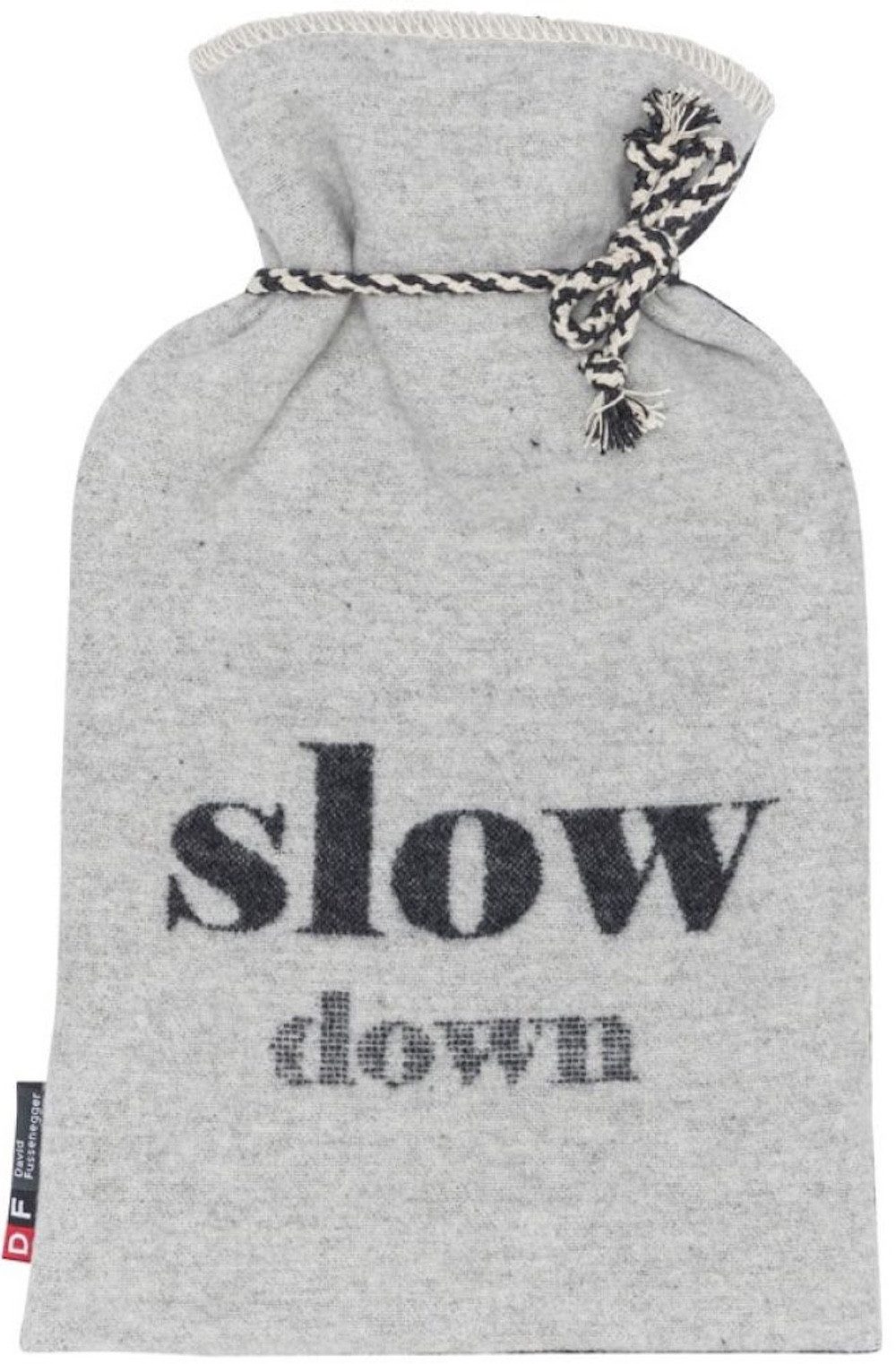 DAVID FUSSENEGGER Wärmflasche 'slow down' 2L 21 x 38 cm Filz