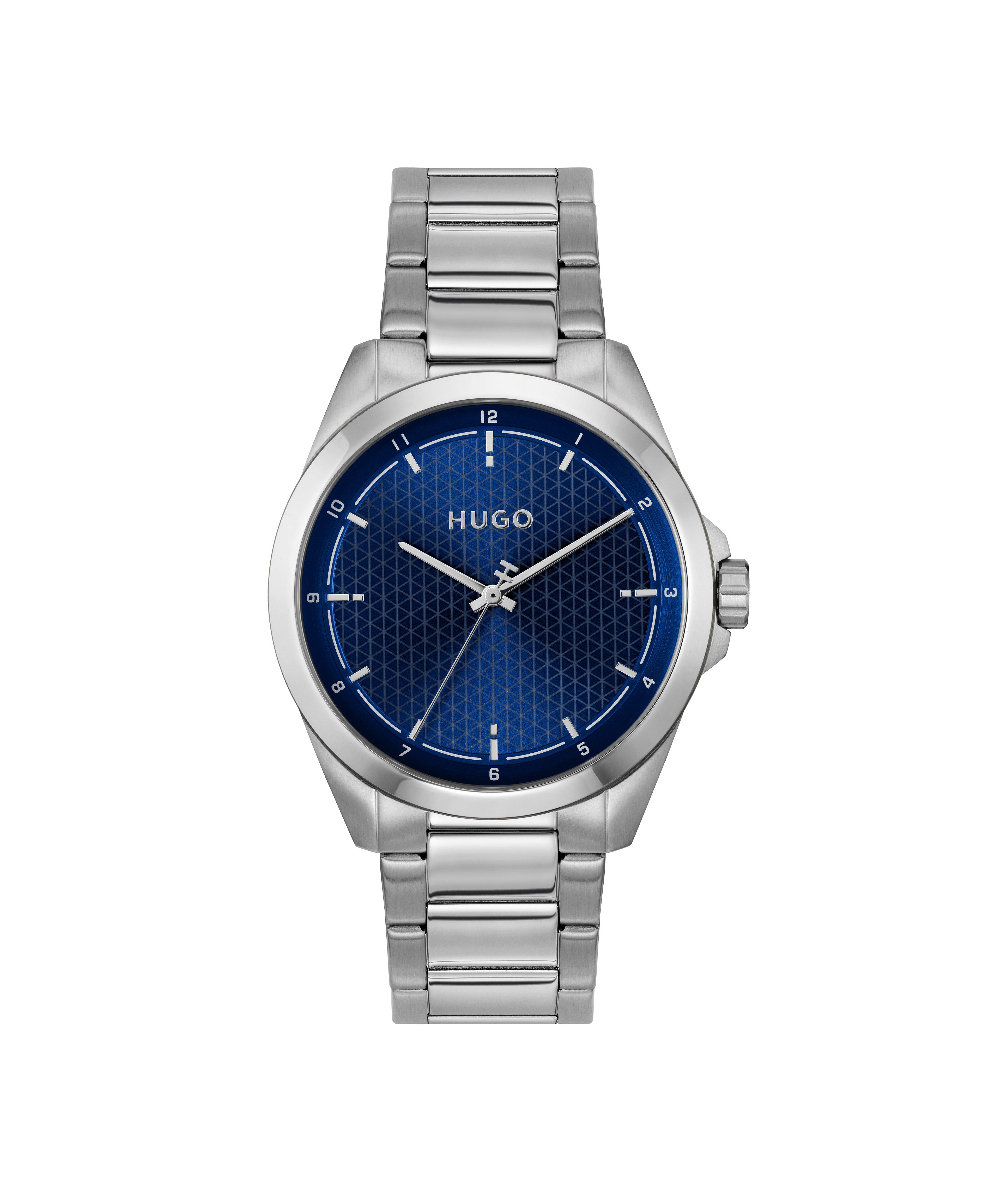 HUGO Quarzuhr #SEAM 1530451, Armbanduhr, Herrenuhr, Edelstahlarmband, analo günstig online kaufen