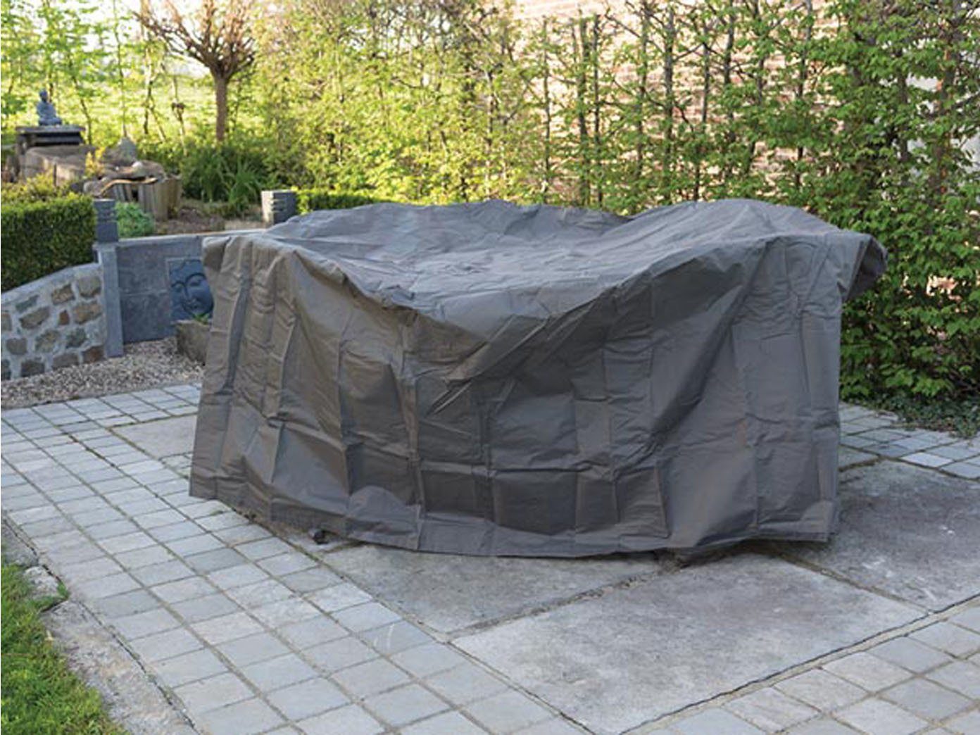 PEREL Gartenmöbel-Schutzhülle (1-St), Abdeckung Lounge-Möbel Wasserfeste Abdeckhaube Acht-Eckig 220x220x95cm