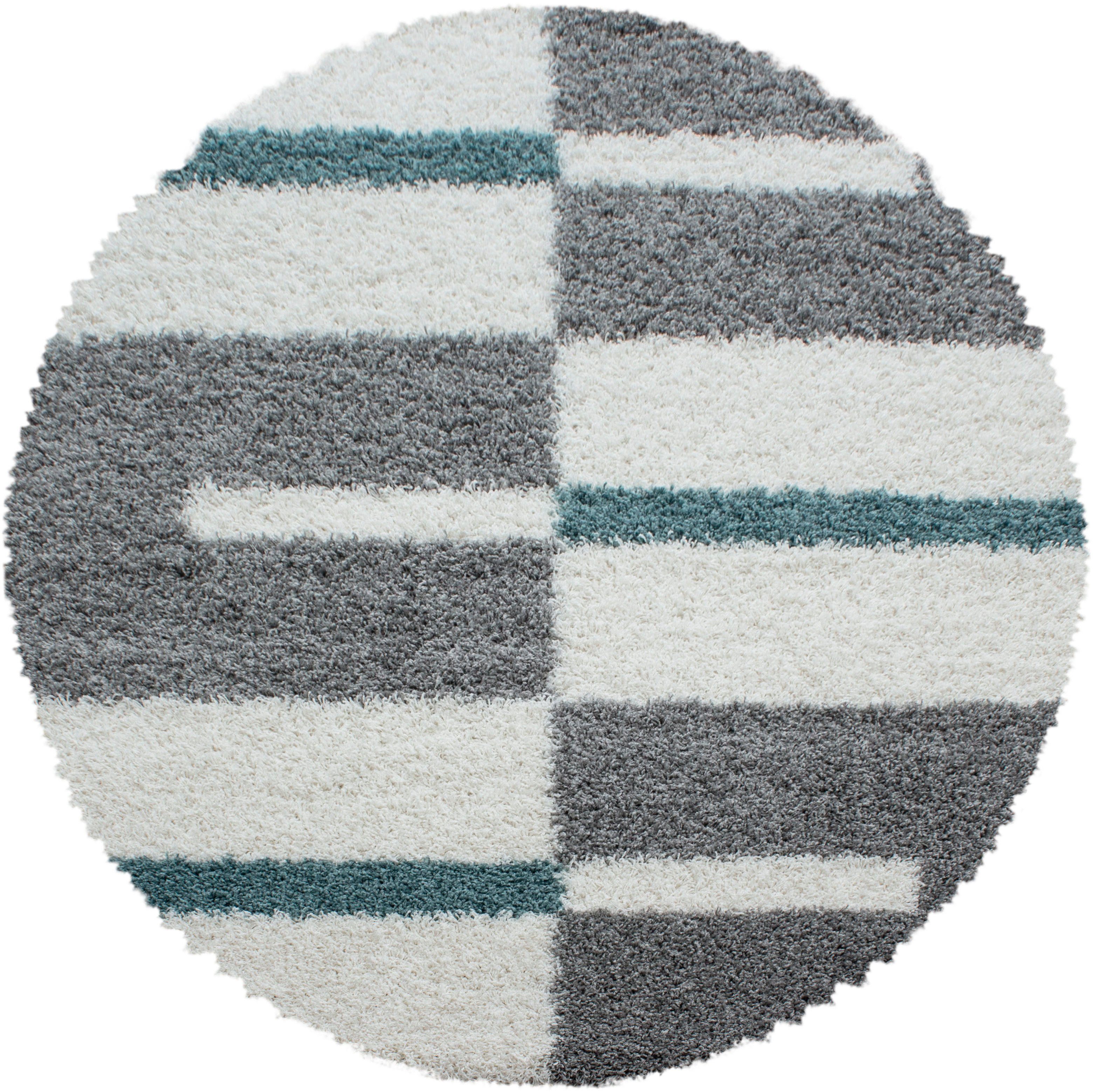 Ayyildiz Teppiche Hochflor-Teppich Gala Shaggy 2505, rund, Höhe: 30 mm, Wohnzimmer