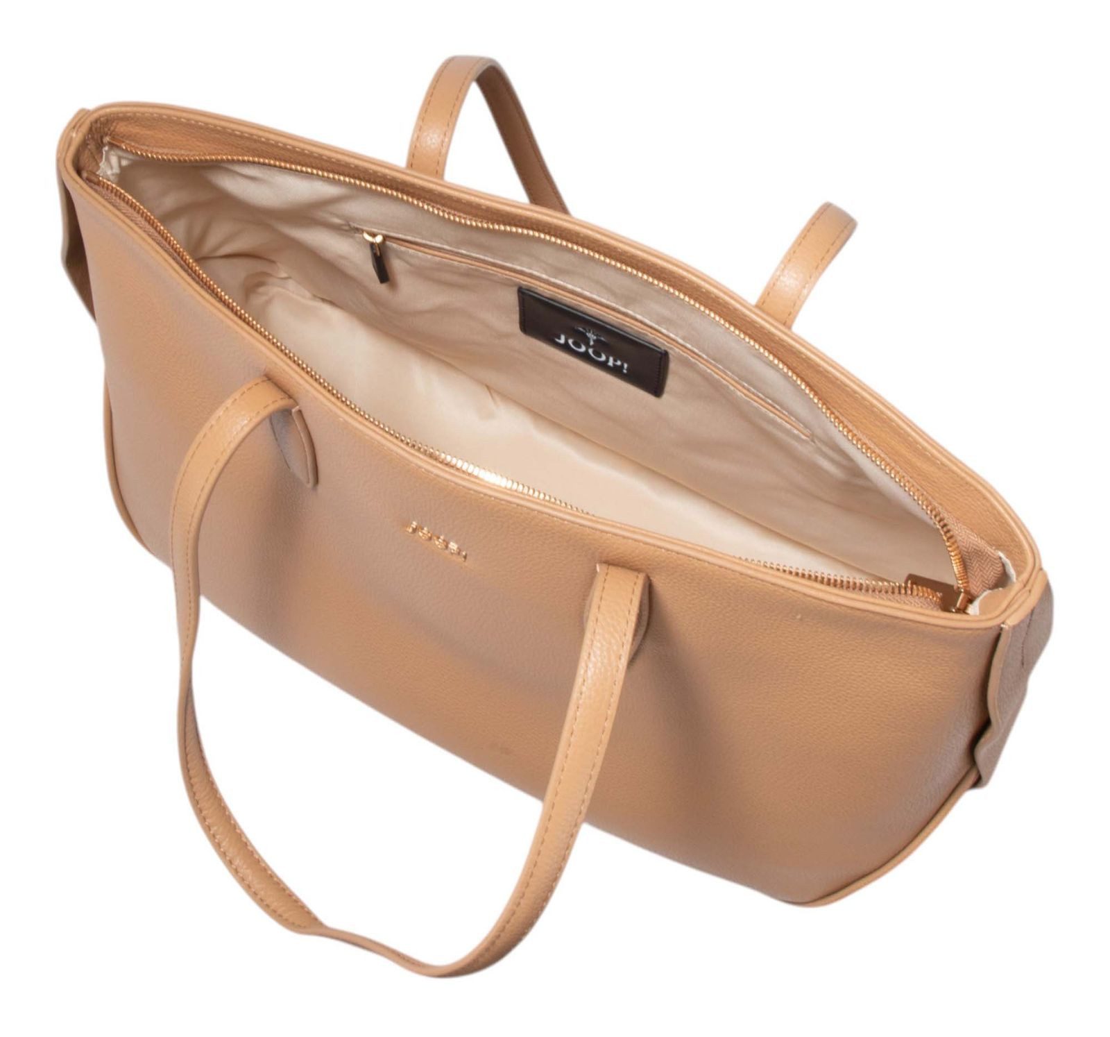JOOP! Schultertasche Zita Shopper, aus echtem Rindsleder