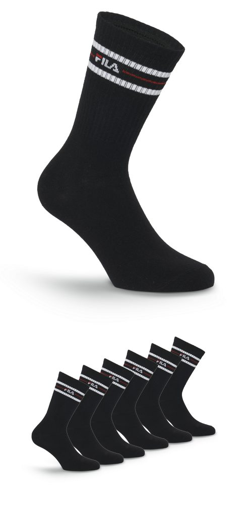 Fila Socken UNISEX LIFESTYLE PLAIN SOCKS (6-Paar) mit eingestricktem Logo günstig online kaufen