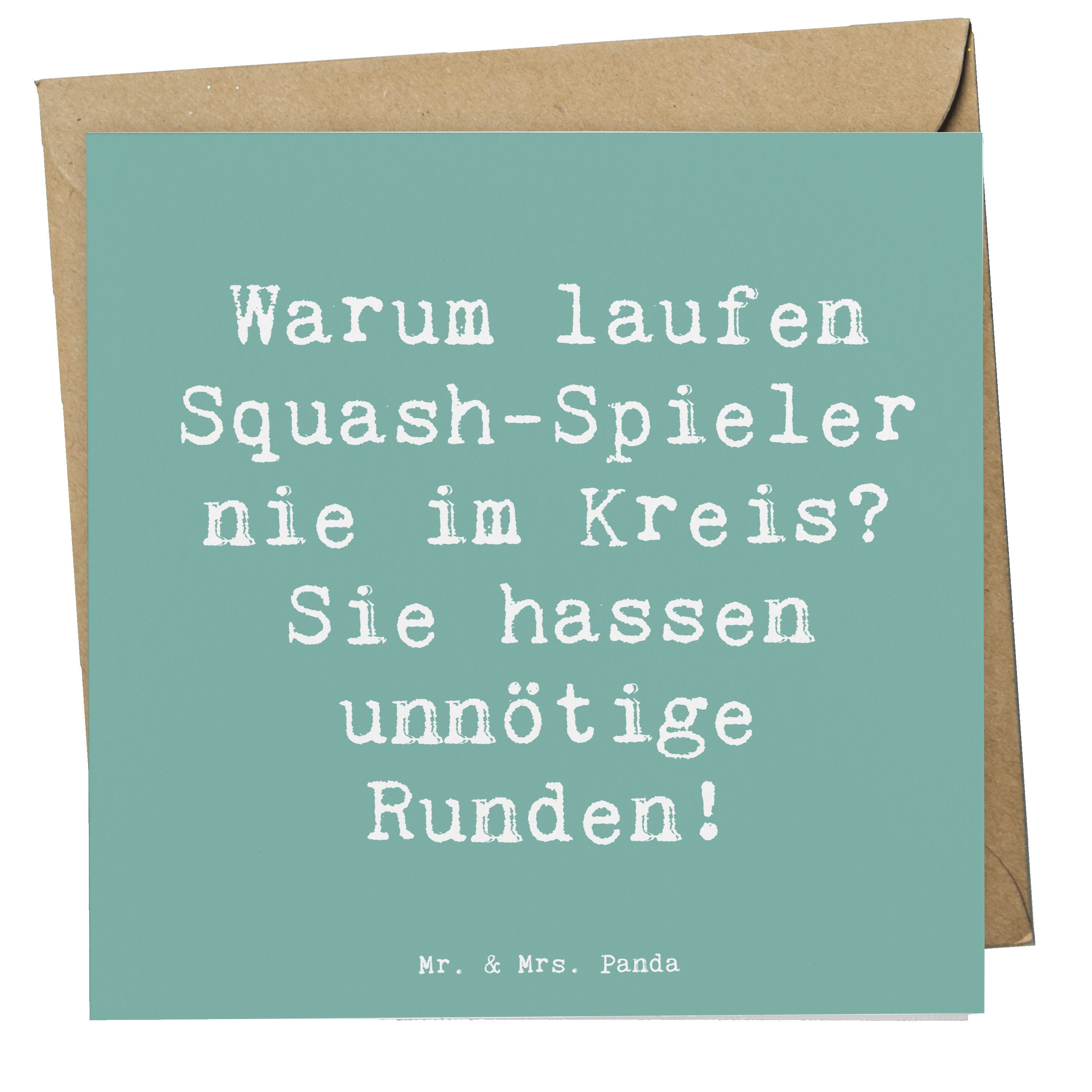 Grußkarte Squash Weisheit - Meeresbrise - Geschenk, zielgerichtet, Hochwertige