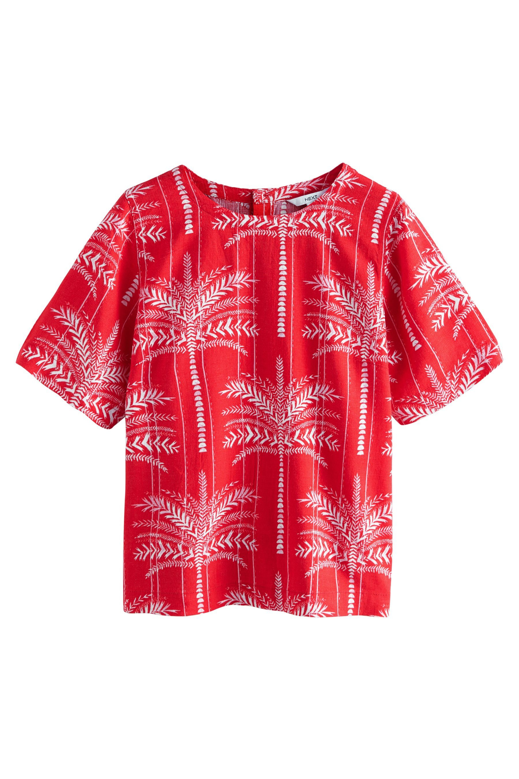 Next T-Shirt Kurzärmeliges, kastiges T-Shirt mit günstig online kaufen