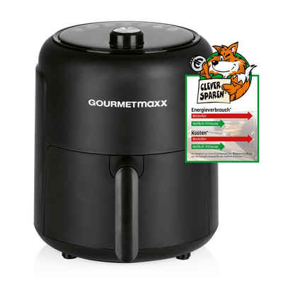 GOURMETmaxx Heißluftfritteuse 2,3L schwarz, 1000,00 W, Air Fryer