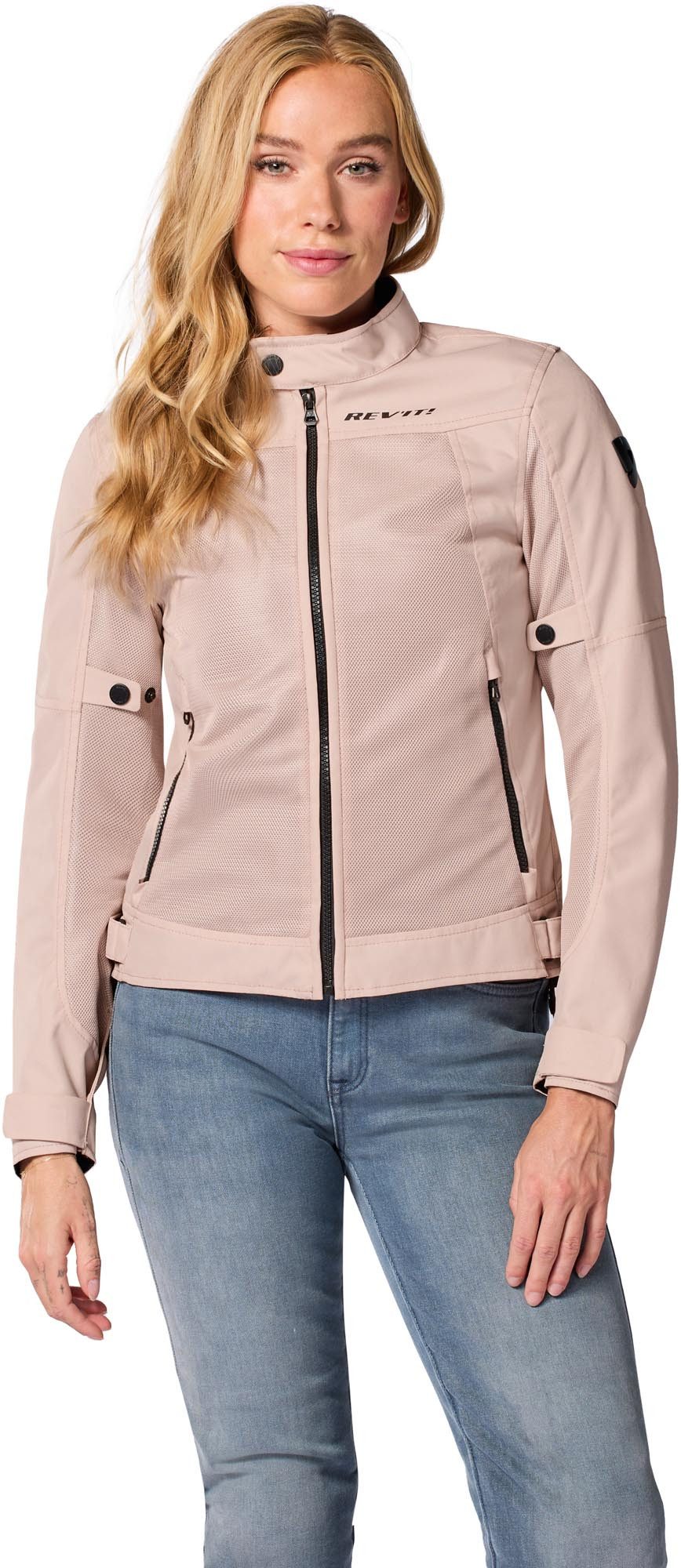 Revit Motorradjacke Eclipse 2 Damen Motorrad Textiljacke protektoren reflektierende reißverschluss