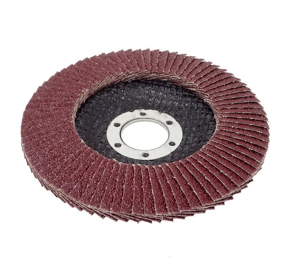 Thumbnail - VaGo-Tools Fächerscheibe Fächerschleifscheiben 125mm flach P40 Braun 5x