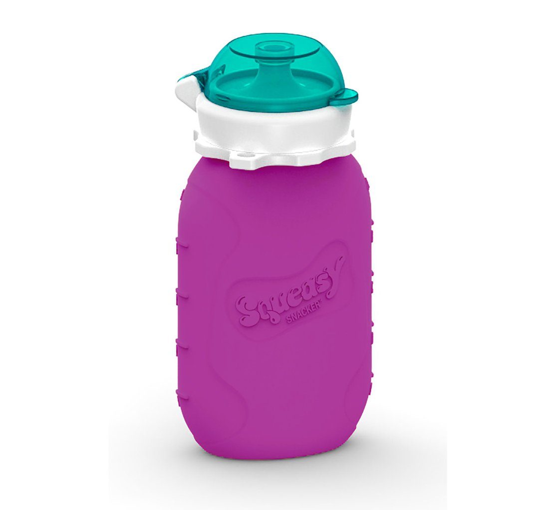 Squeasy Gear Babyflasche Quetschflasche, 180ml Wiederverwendbare Quetschie zum selbst Befüllen