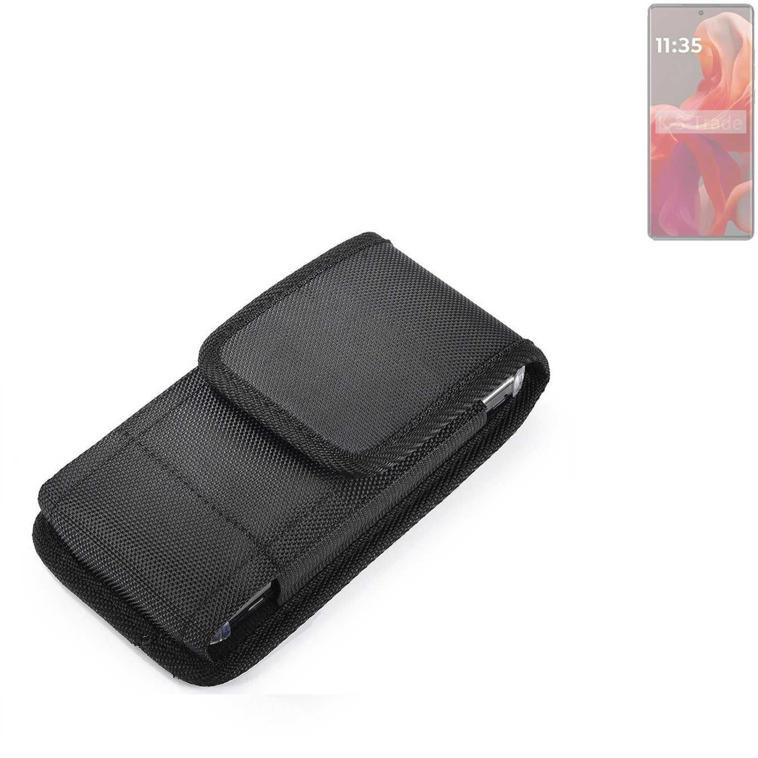K-S-Trade Kameratasche für Motorola Moto S50 Neo, Holster Gürteltasche Holster Gürtel Tasche wasserabweisend Handy