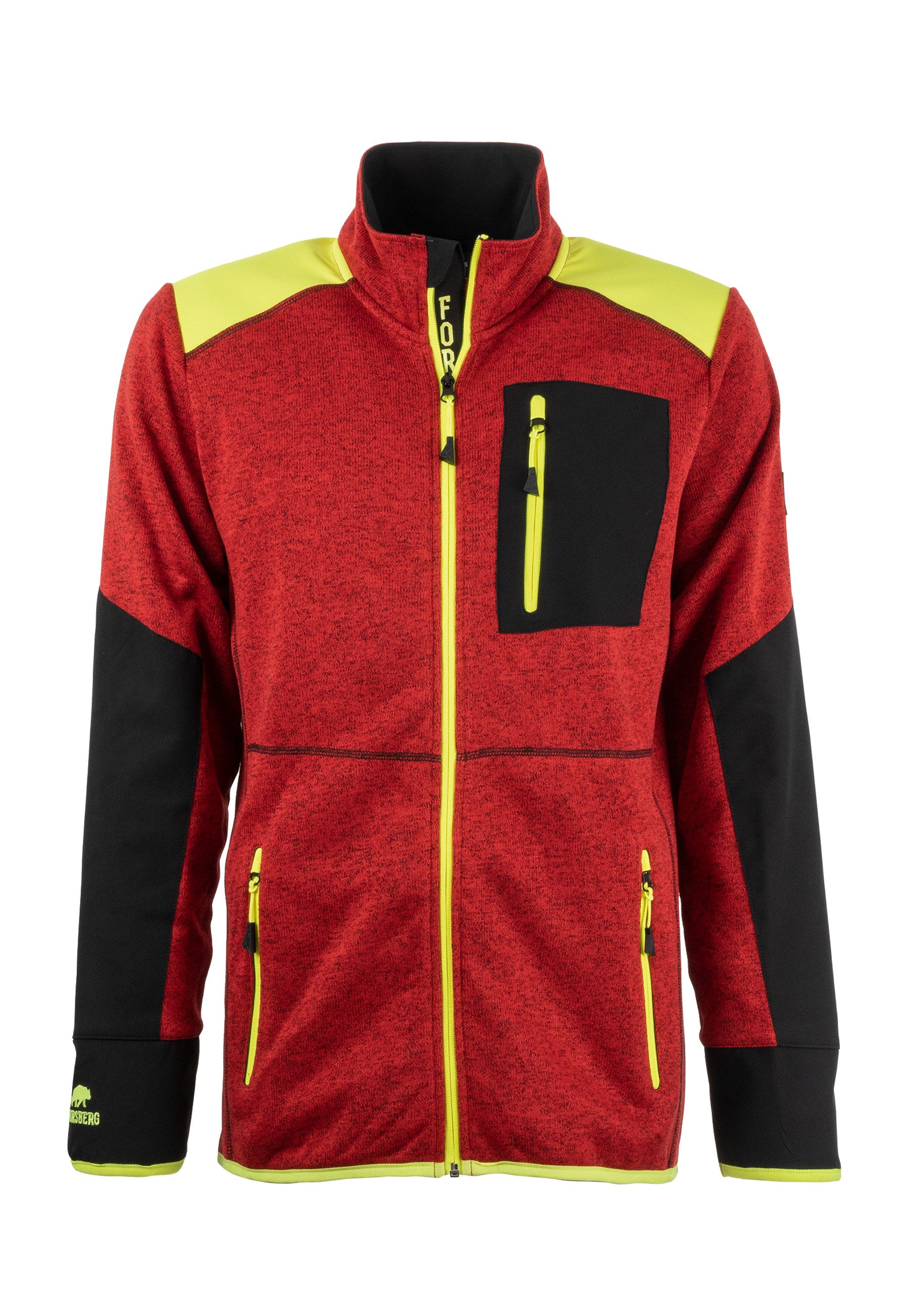 FORSBERG Arbeitsjacke Forst Strickjacke mit Verstärkungen