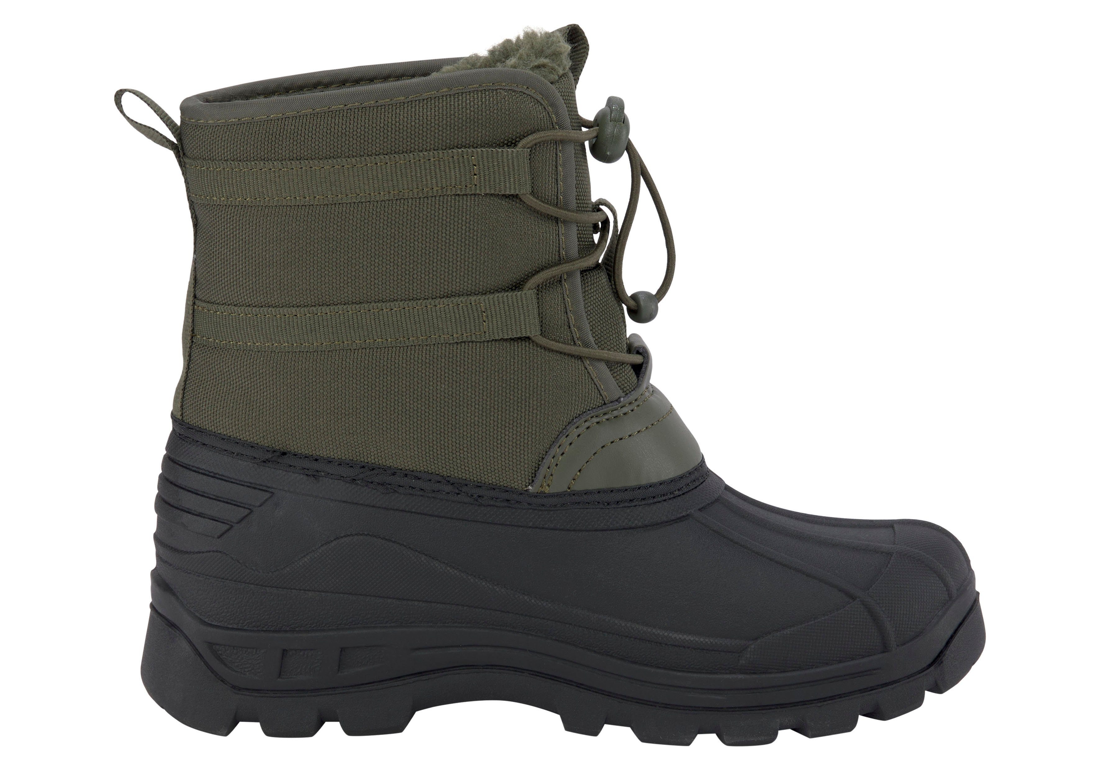 hummel grün ICICLE Winterboots LOW JR Warmfutter