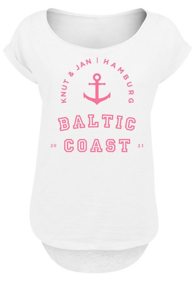 F4NT4STIC T-Shirt PLUS SIZE Baltic Coast Print, Sehr weicher Baumwollstoff  mit hohem Tragekomfort