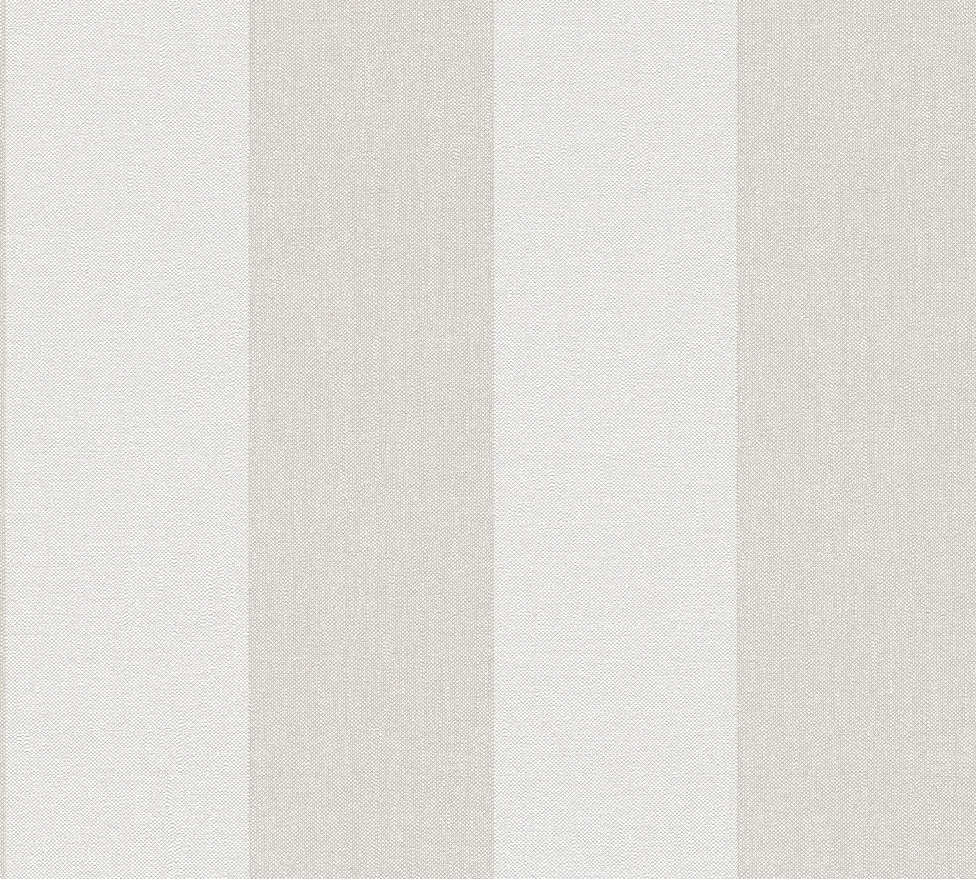 A.S. Création Vliestapete Pure Elegance Streifen Tapete Mustertapete Landhaus Landhaus, strukturiert, matt, (1 St), Vliestapete gestreift für Schlafzimmer Küche Wohnzimmer Streifen Flur