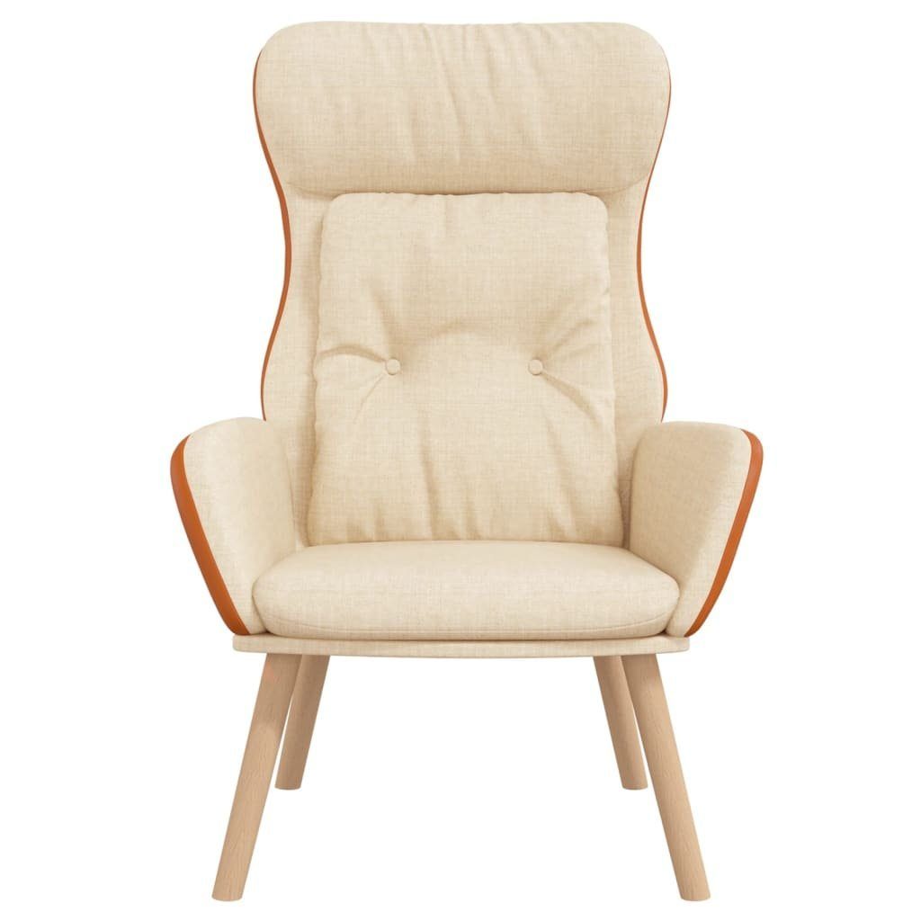 vidaXL Sessel Relaxsessel Creme Stoff und günstig online kaufen