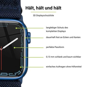 Artwizz Schutzfolie ScratchStopper Pro, Wasserfeste und Kratzfeste Displayschutz Folie, Apple Watch 9 / 8 / 7 (41mm), Apple Watch SE / 6 / 5 / 4 (40mm)