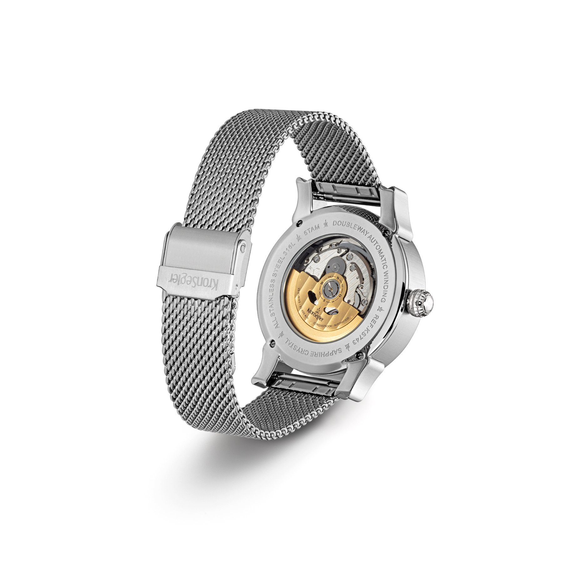 Kronsegler Automatikuhr Conquistador Herrenuhr mit Gangreserveanzeige, günstig online kaufen