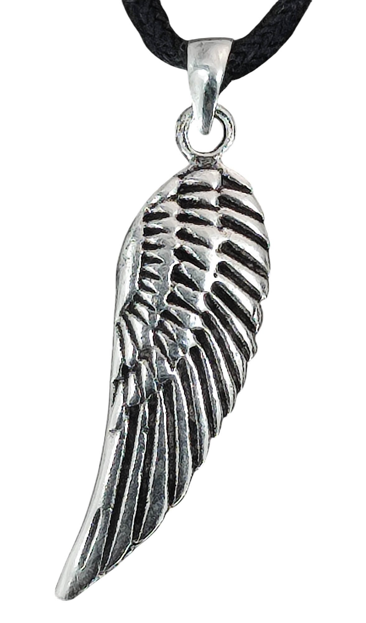 Kiss of Leather Kettenanhänger Flügel Engelsflügel Engel Schutzengel Engelf günstig online kaufen