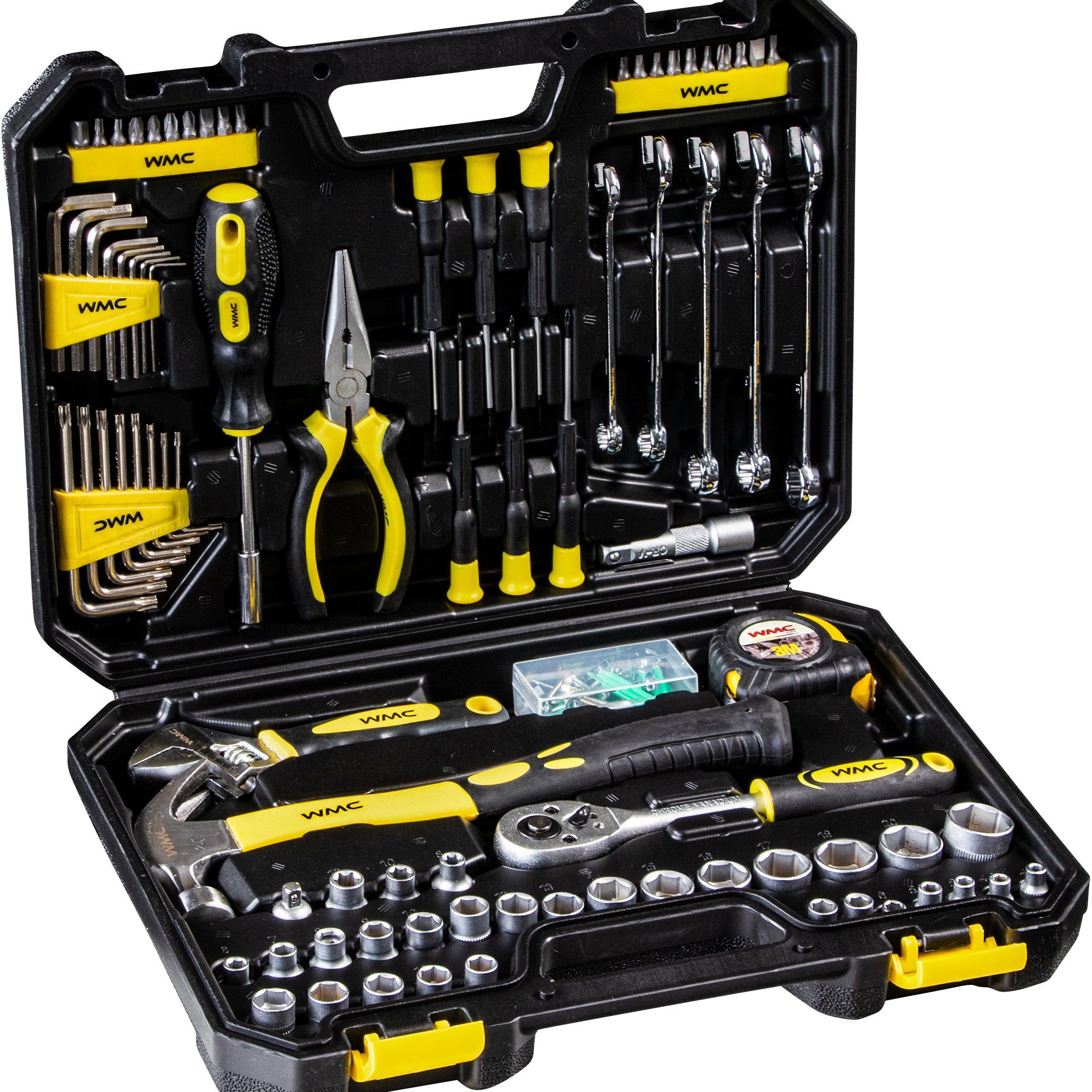 WMC Tools Werkzeugset, (128-St), Werkzeugkoffer 128-teilig 1/4" 3/8"  Werkzeugset Werkzeugsatz Werkzeug Set Heimwerker online kaufen | OTTO