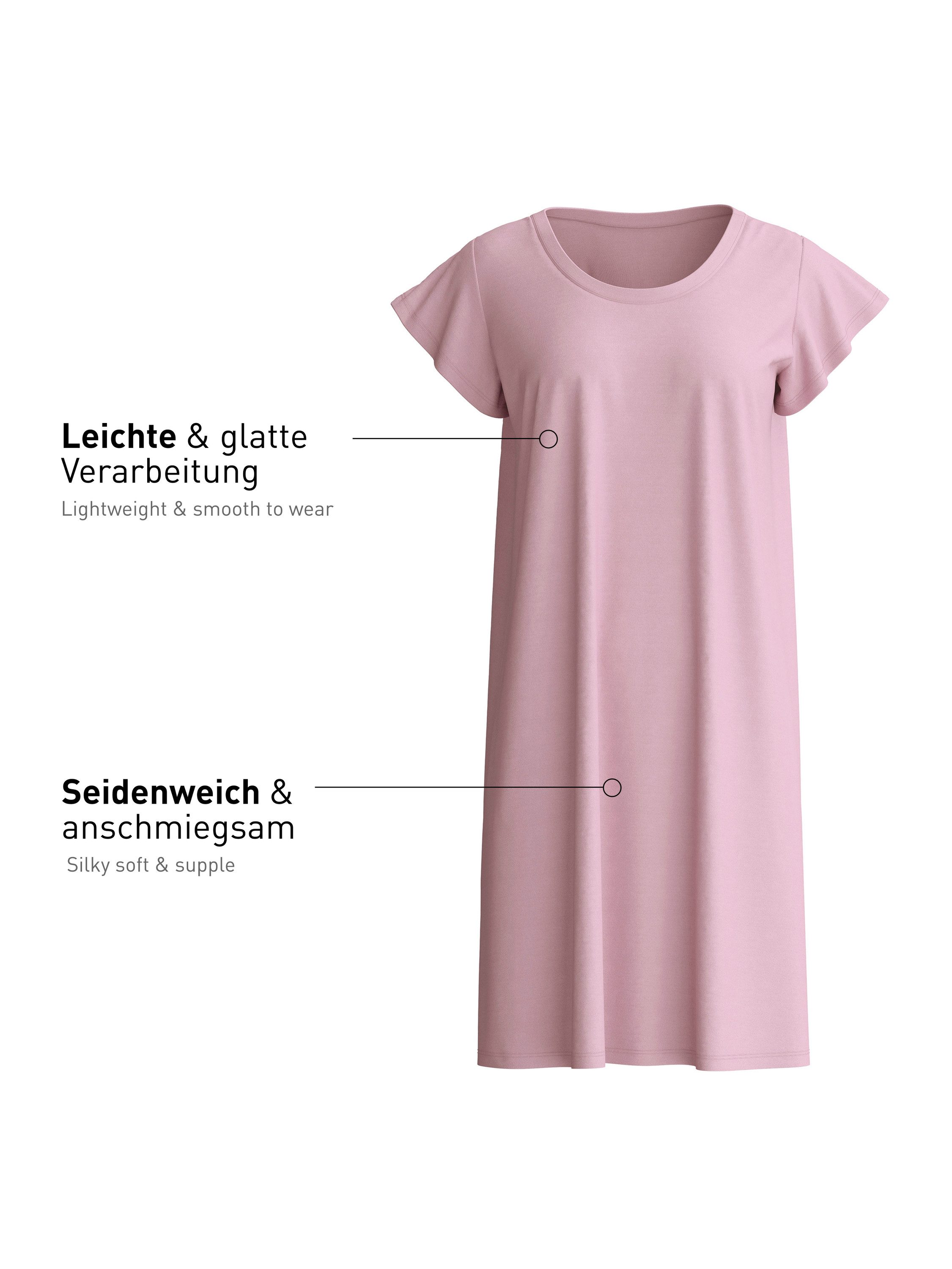 CALIDA Nachthemd DEEPSLEEPWEAR Balancing Damen (1-tlg) seidig weich, elastisch und komfortabel, Länge 9cm – Bild 2 von 5