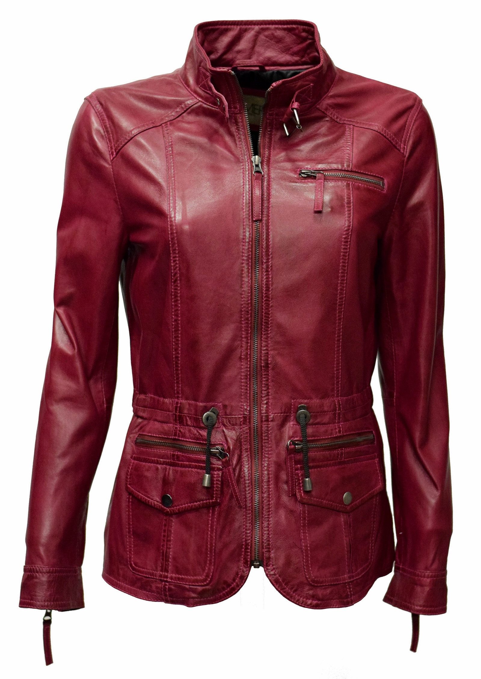 Zimmert Leather Lederjacke Lana Stehkragen