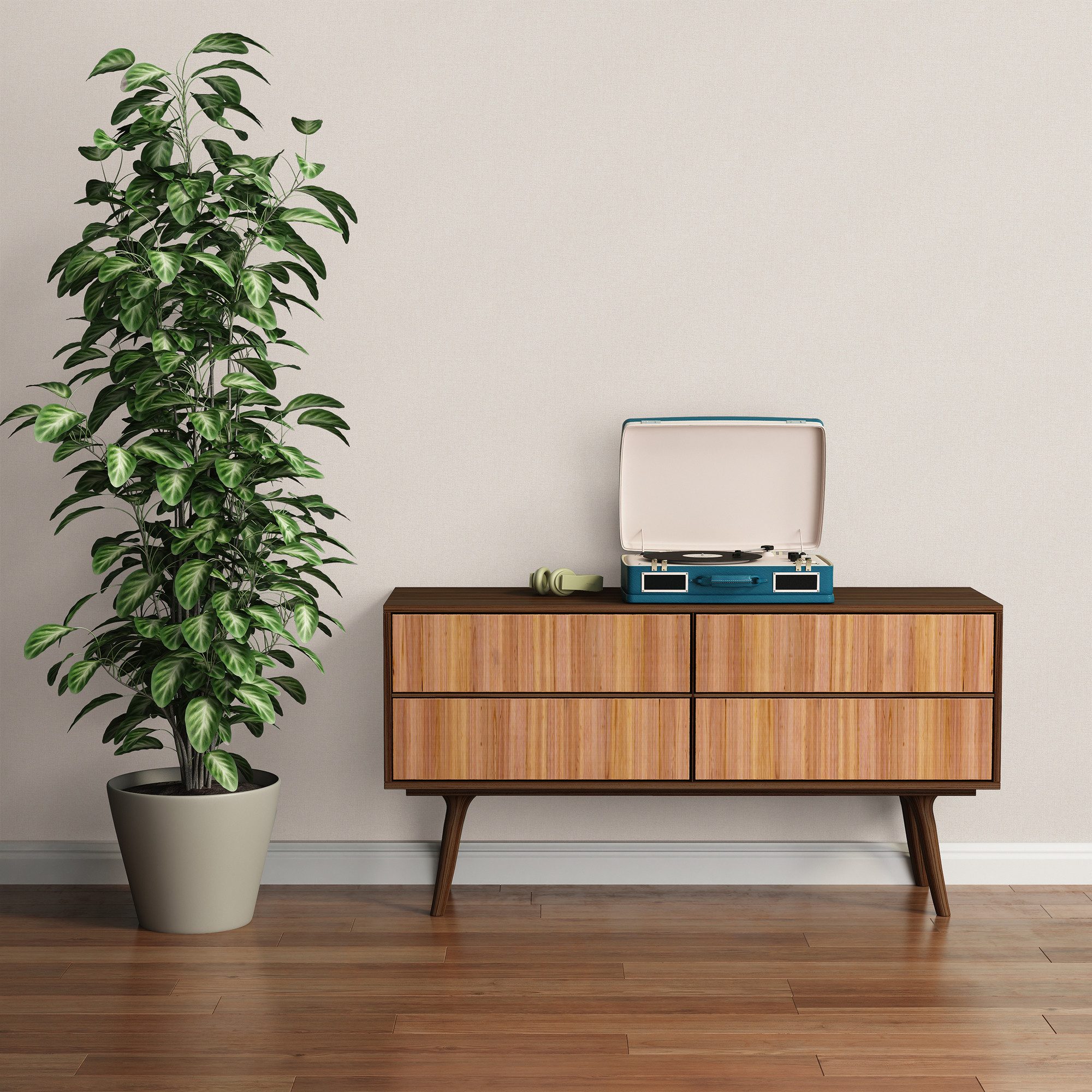 living walls Vliestapete Famous Garden einfarbige Tapete Unitapete Struktur-Optik Landhaus, strukturiert, matt, (1 St), Vliestapete einfarbig für Schlafzimmer Küche Wohnzimmer Uni Design