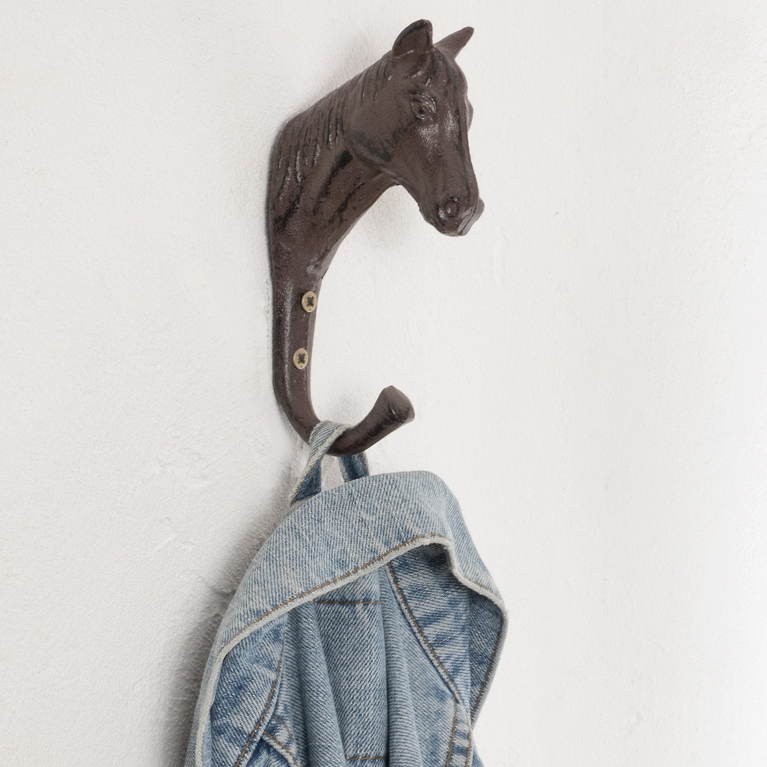 Moritz Wandgarderobe Garderobe Pferdekopf, Hakenleiste Haken günstig online kaufen