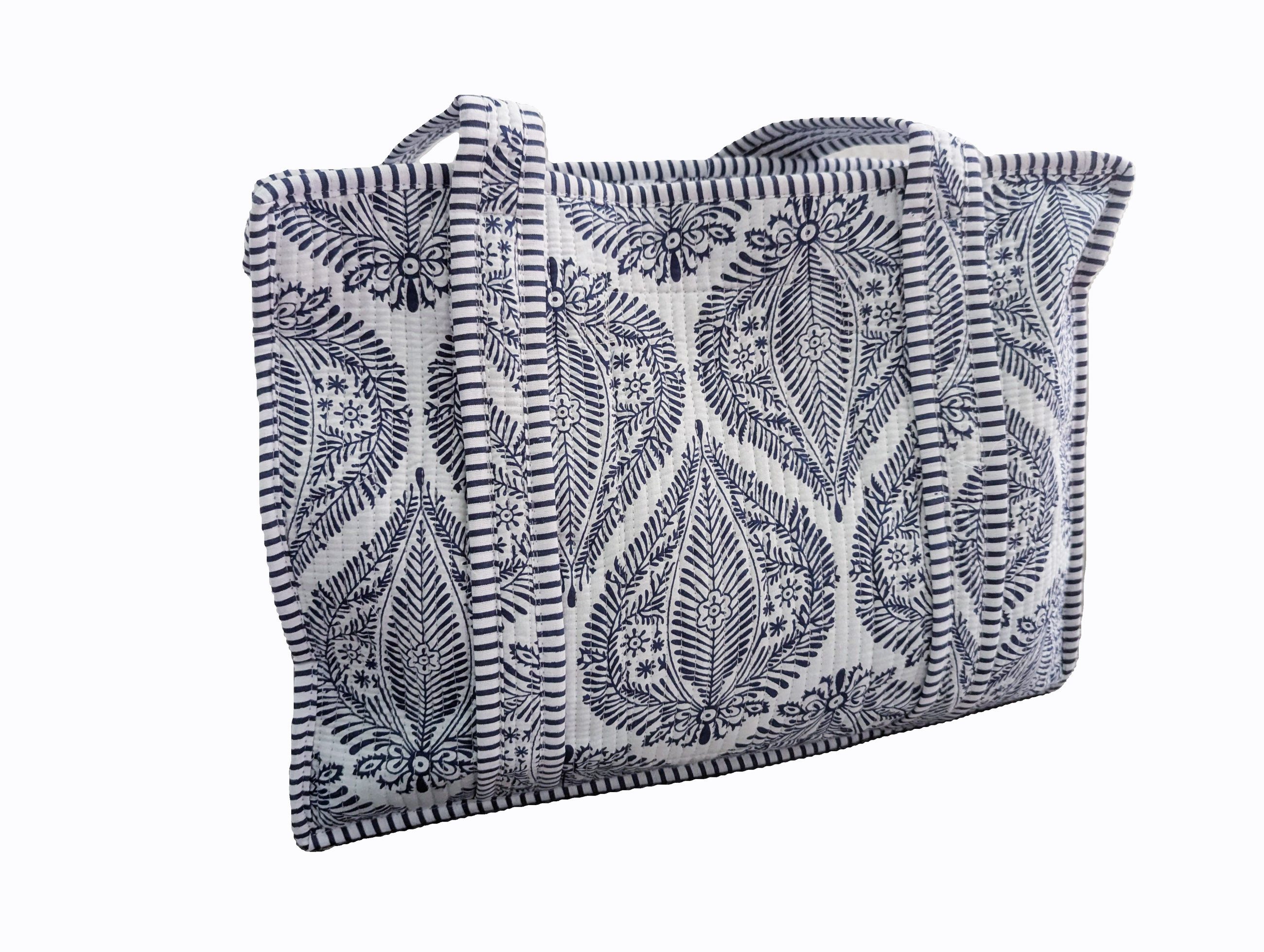 Aurelie Strandtasche Sommertasche, Innentasche mit Reisverschluss