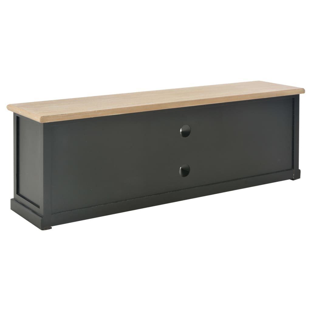 furnicato TV-Schrank Schwarz cm Holz 120×30×40