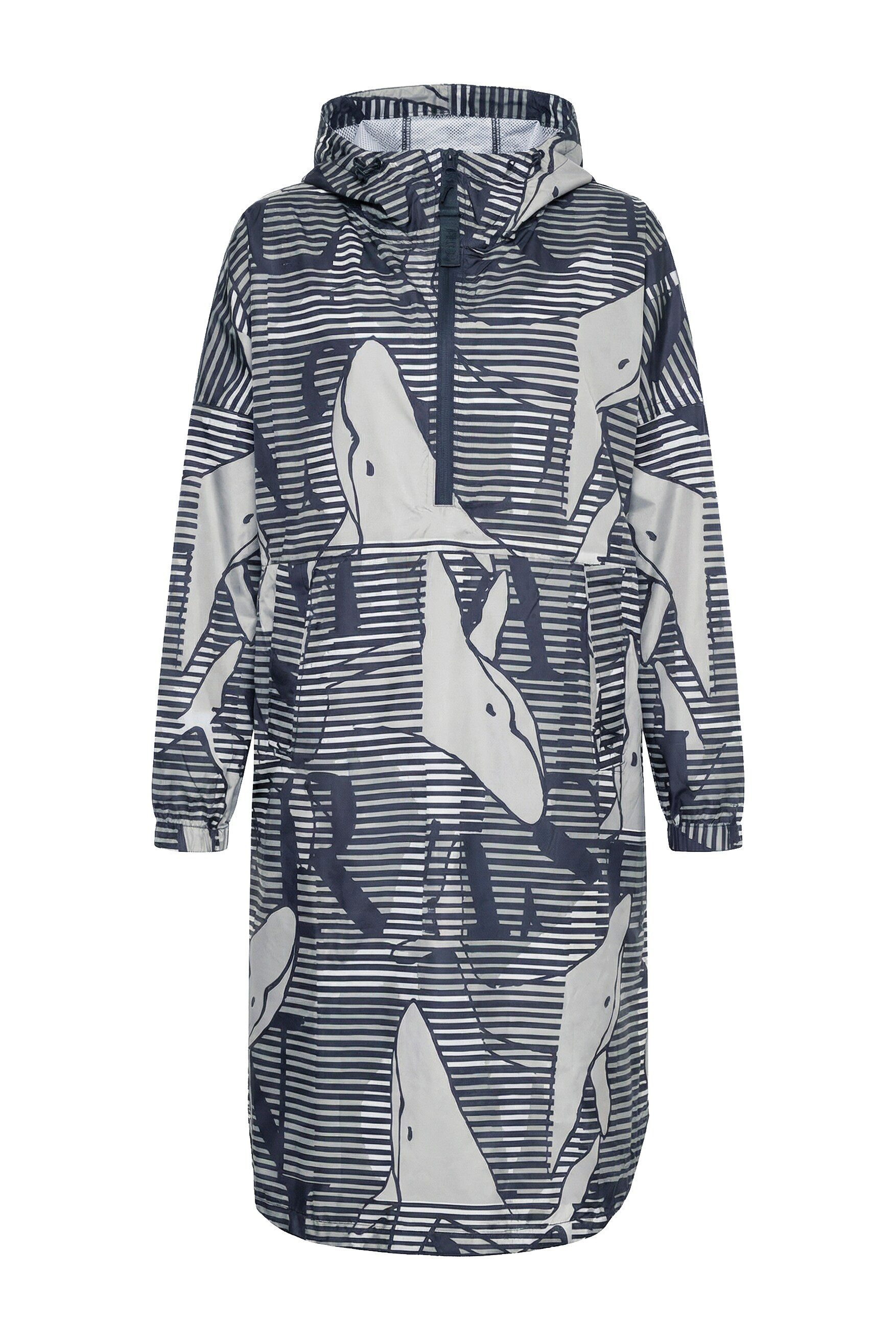 Laurasøn Funktionsjacke Funktions-Regencape Unisex Print Kapuze
