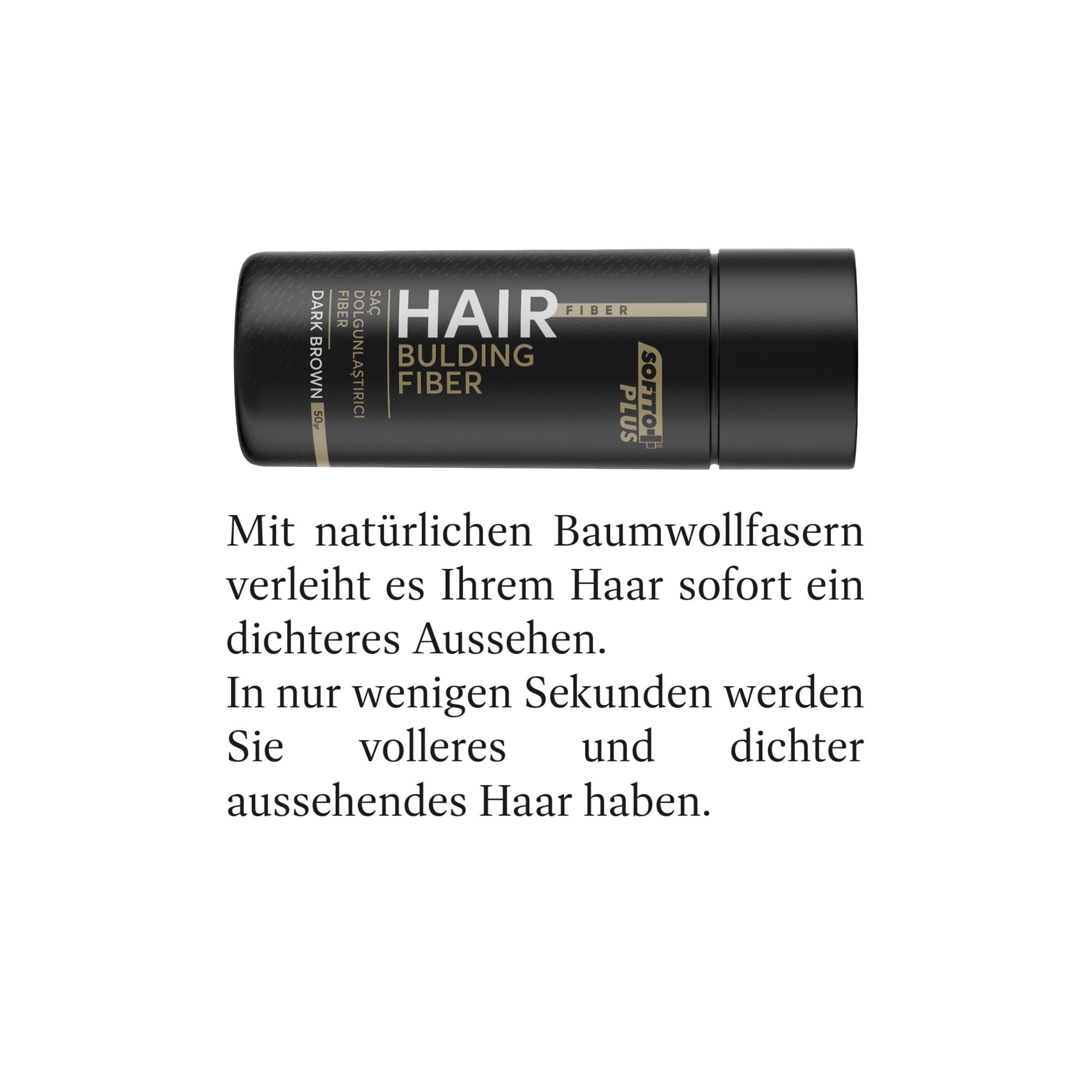 Softto Plus Haarpuder Softto+Plus Haarpuder - 27,5g für dichter wirkende Haare braun