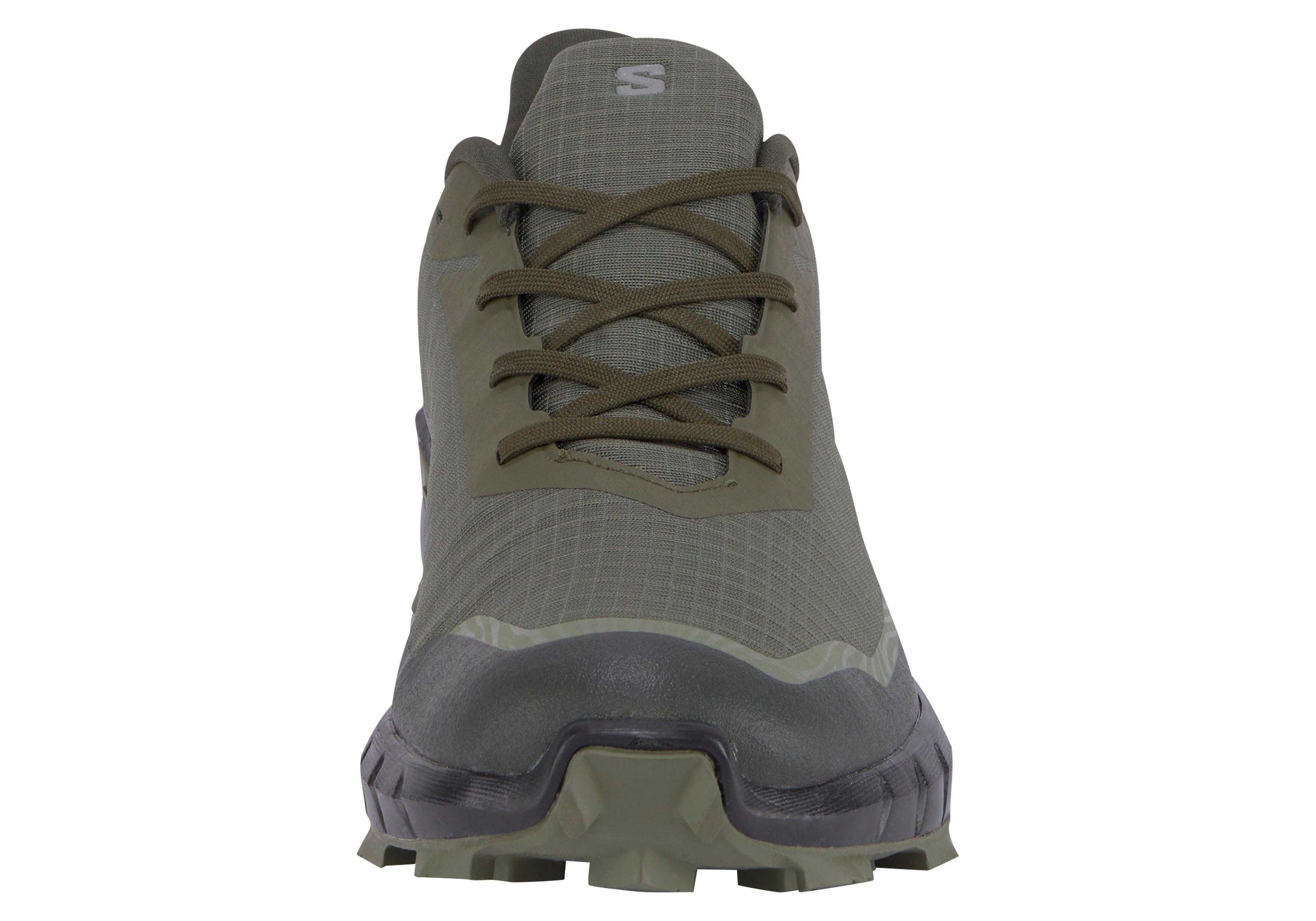 ALPHACROSS GORE-TEX Salomon Trailrunningschuh wasserdicht, 5 oliv Trailrunningschuhe