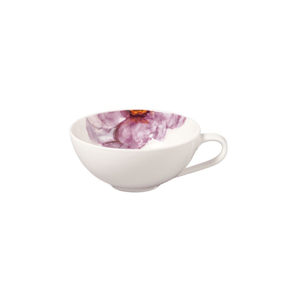 Villeroy & Boch Tasse Rose Garden Teetasse, 230 ml, weiß/rosa, Porzellan | Tassen