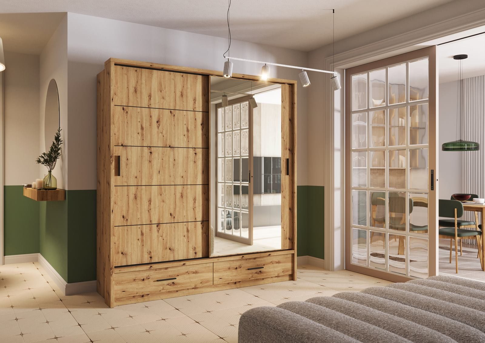Compleo Kleiderschrank ARTI 05 mit 2 günstig online kaufen