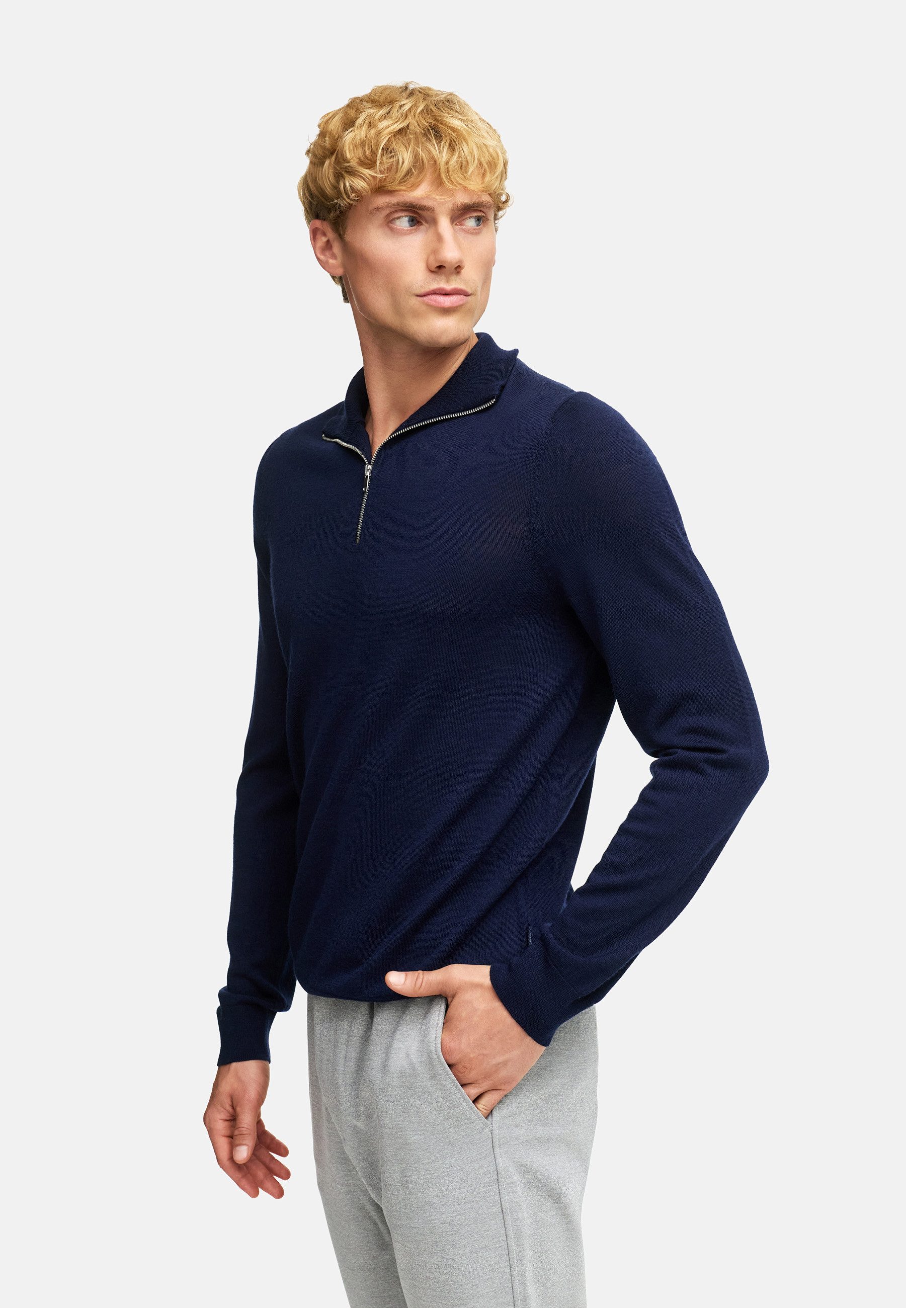 Kronstadt Strickpullover Herren KSJohannes Pullover Herrenpullover aus feiner Merinowolle