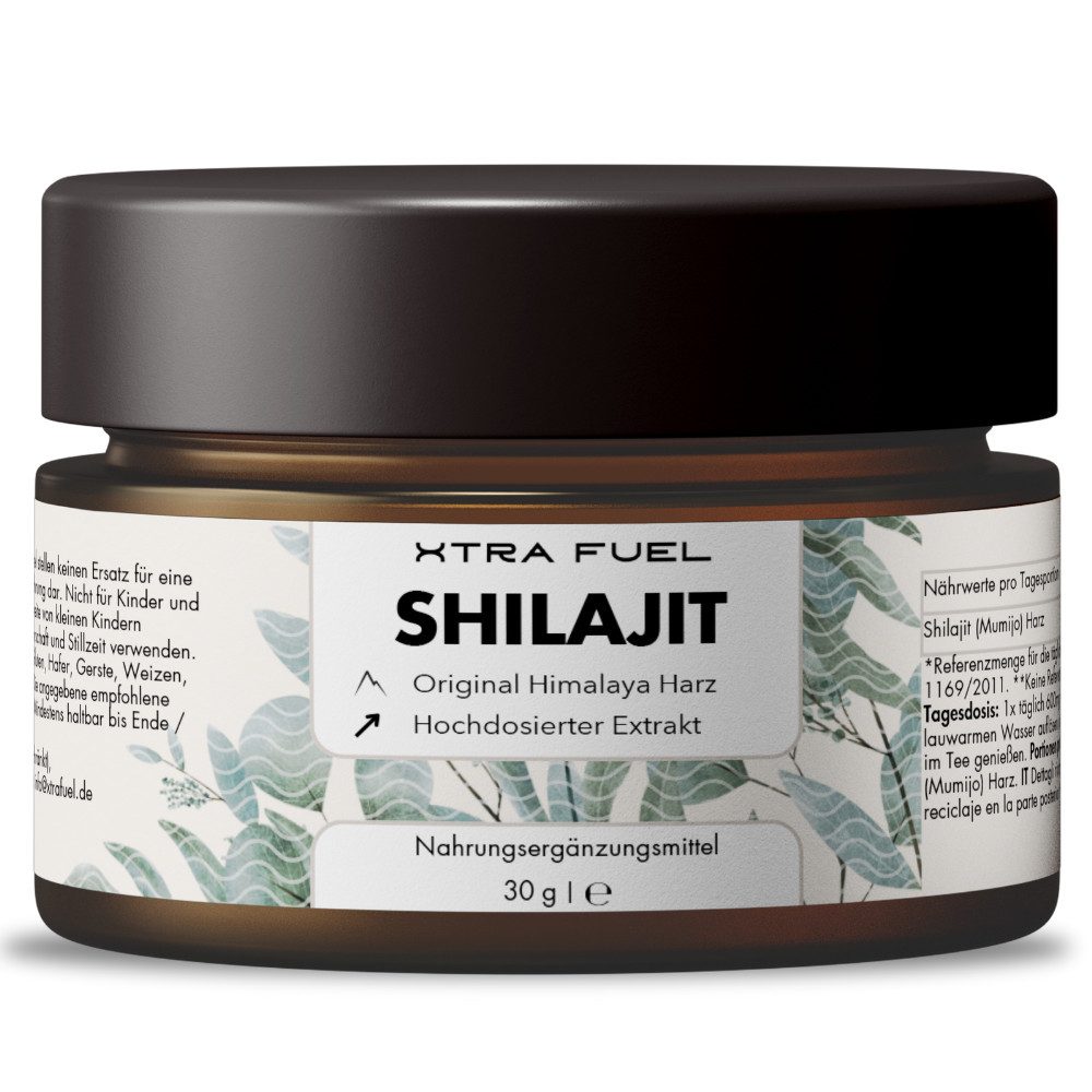Mumijo Shilajit Harz hochdosiert, +85 Mineralien, zertifiziert, vegan Harz