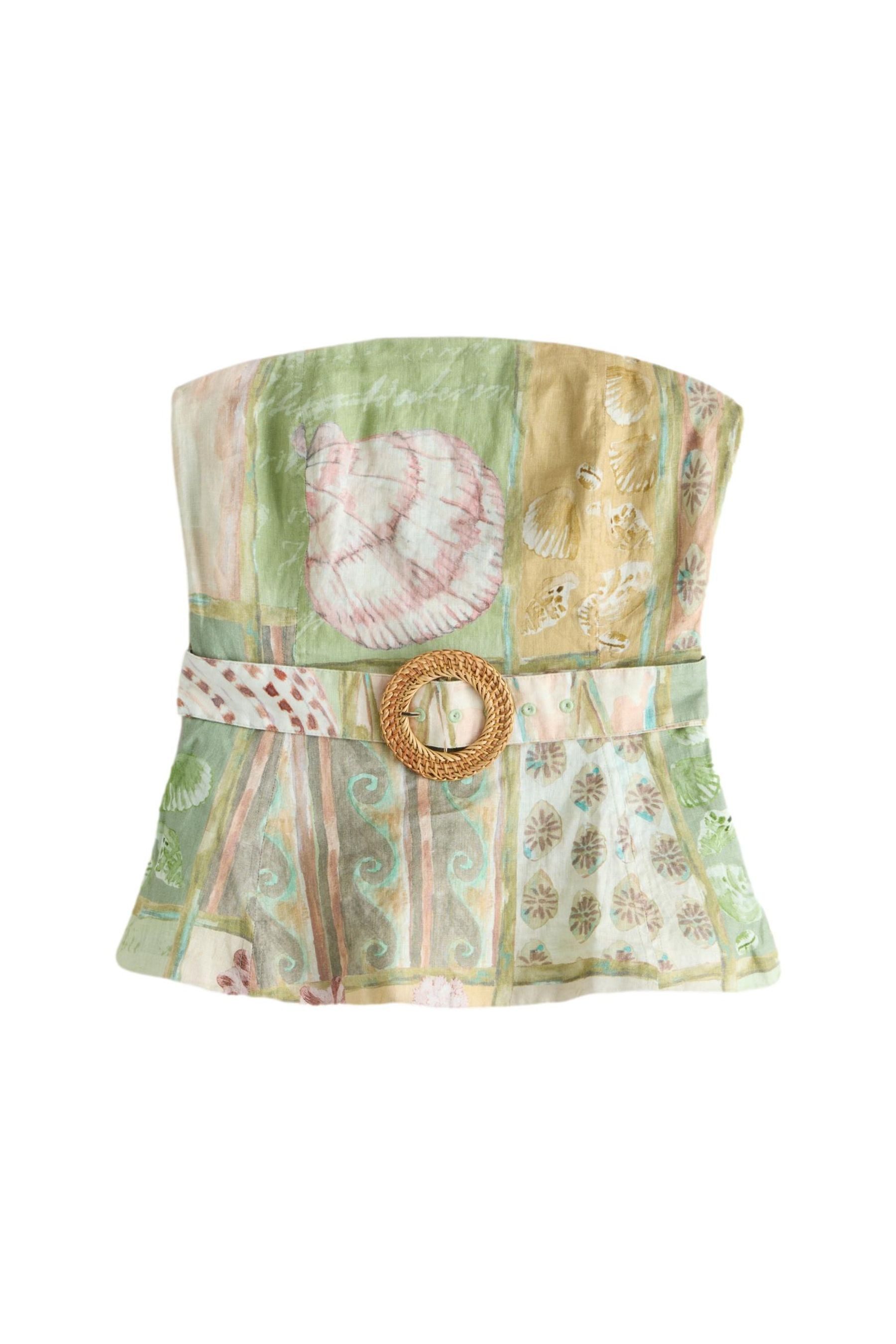 Next Bandeautop National Trust x Next Bandeau-Oberteil mit Leinen (1-tlg)