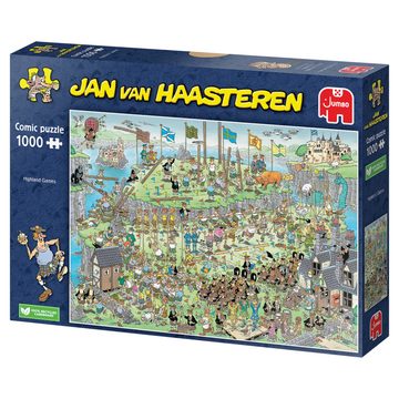 Jumbo Spiele Puzzle Jan van Haasteren Highland Games 1000 Teile Puzzle, 1000 Puzzleteile, Made in Europe