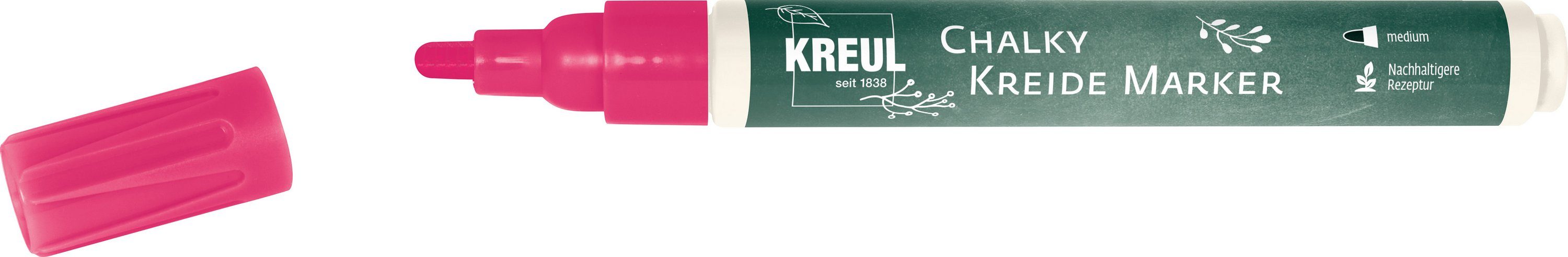 Kreul Kreidemarker Chalky, 2-3mm Strichstärke Neon-Pink | Marker