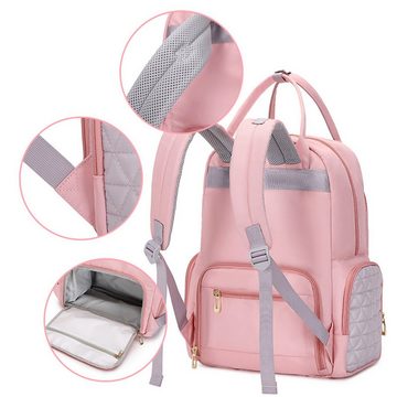 REDOM Wickelrucksack Wickeltasche Rucksack Baby Multifunktions-Babytaschen wasserabweisend (Windeln Babyflasche Milchfläsche Rucksack Tasche mit Flaschenhalter, Multifunktional, Babytasche, Wickelrucksack), mit Schnullerhalter und Kinderwagengurte