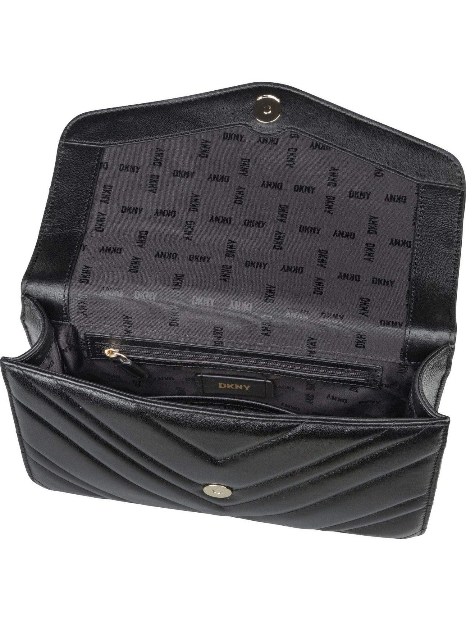 LG Black/Gold Crossbody Elissa Lamb DKNY Bag Shoulder Umhängetasche Flap,