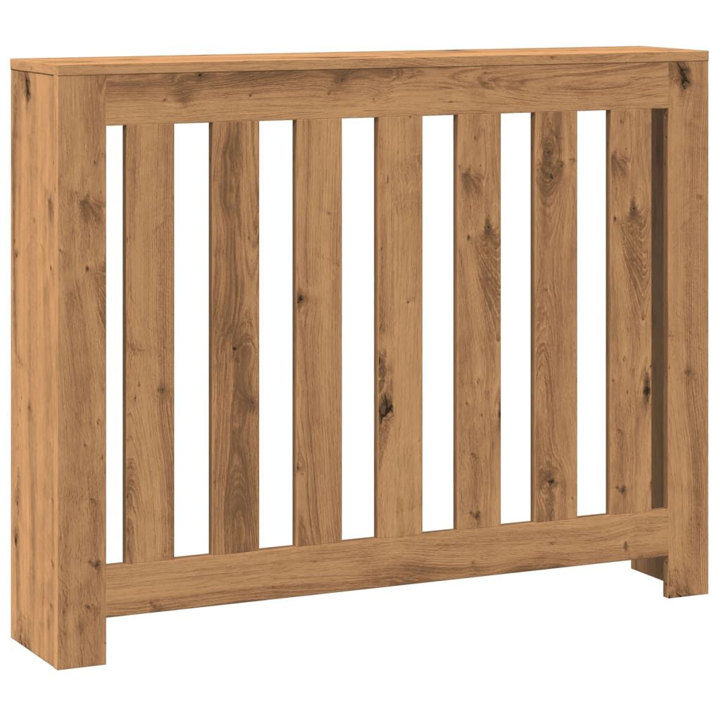 vidaXL Heizungsverkleidung, Heizkörperverkleidung Artisan-Eiche 104x20x82 cm Holzwerkstoff