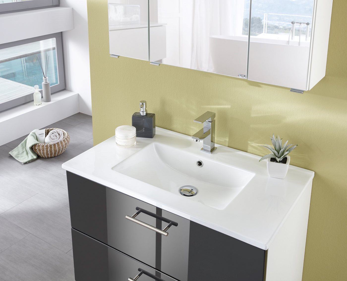 Thumbnail - welltime Einbauwaschbecken Trento, Breite 81 cm