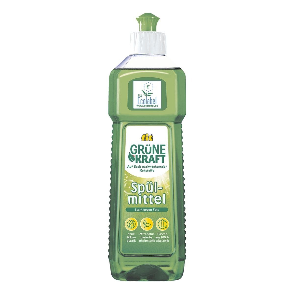FIT GRUENEKRAFT Grüne Kraft Geschirrspülmittel (500 ml, schonend zur Haut, vegan)