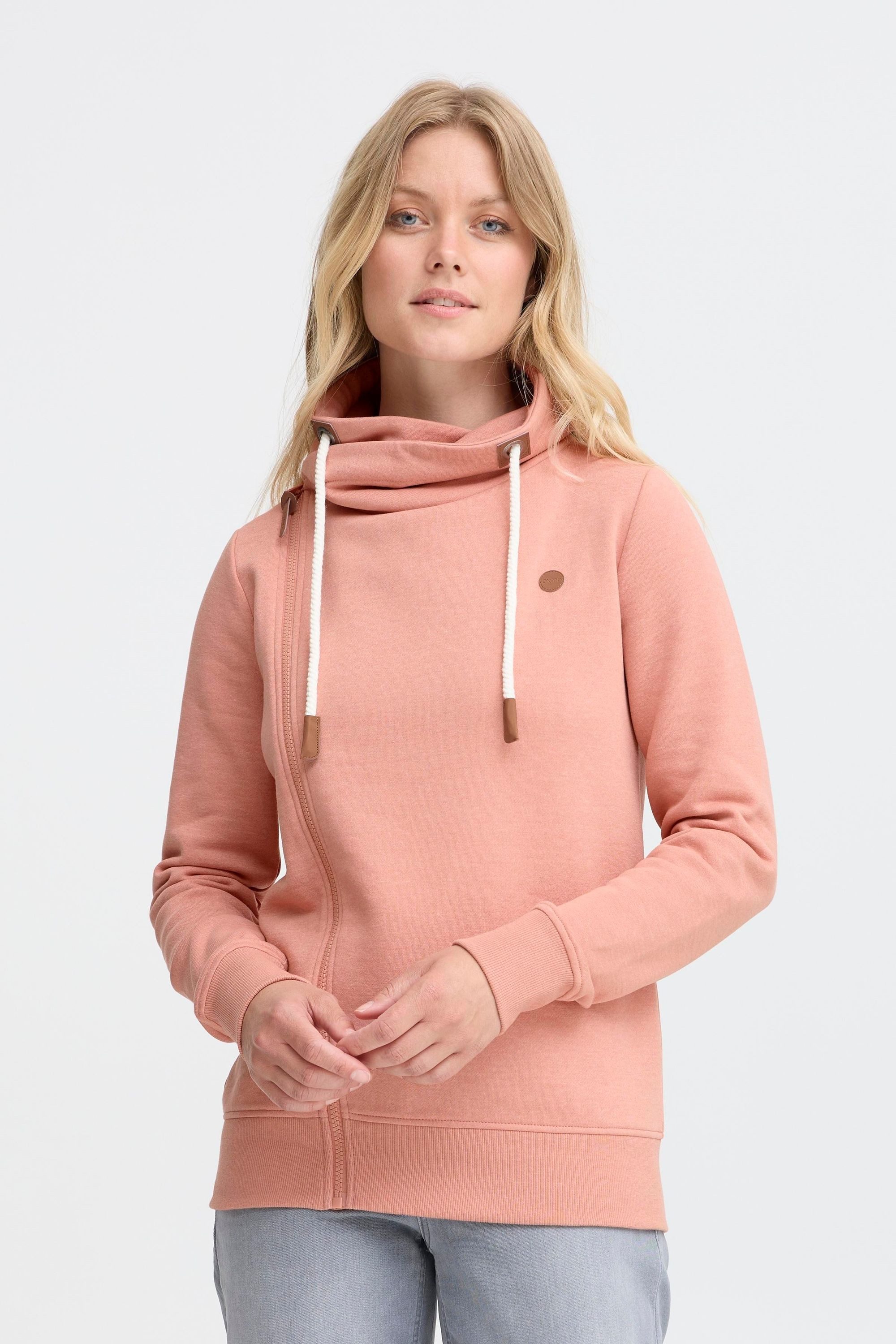 OXMO Sweatjacke OXMILLE TUBEZIP Modische Sweatjacke mit Tube-Kragen und sei günstig online kaufen