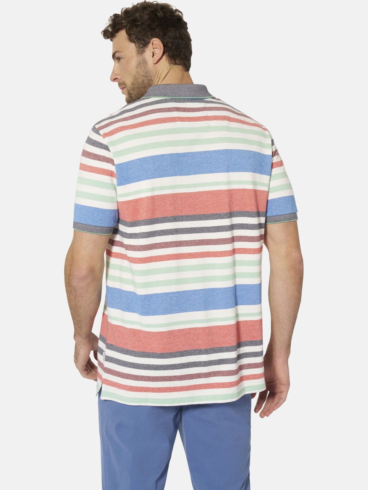 Babista Poloshirt VALLIVI mit zweifarbigen Streifen