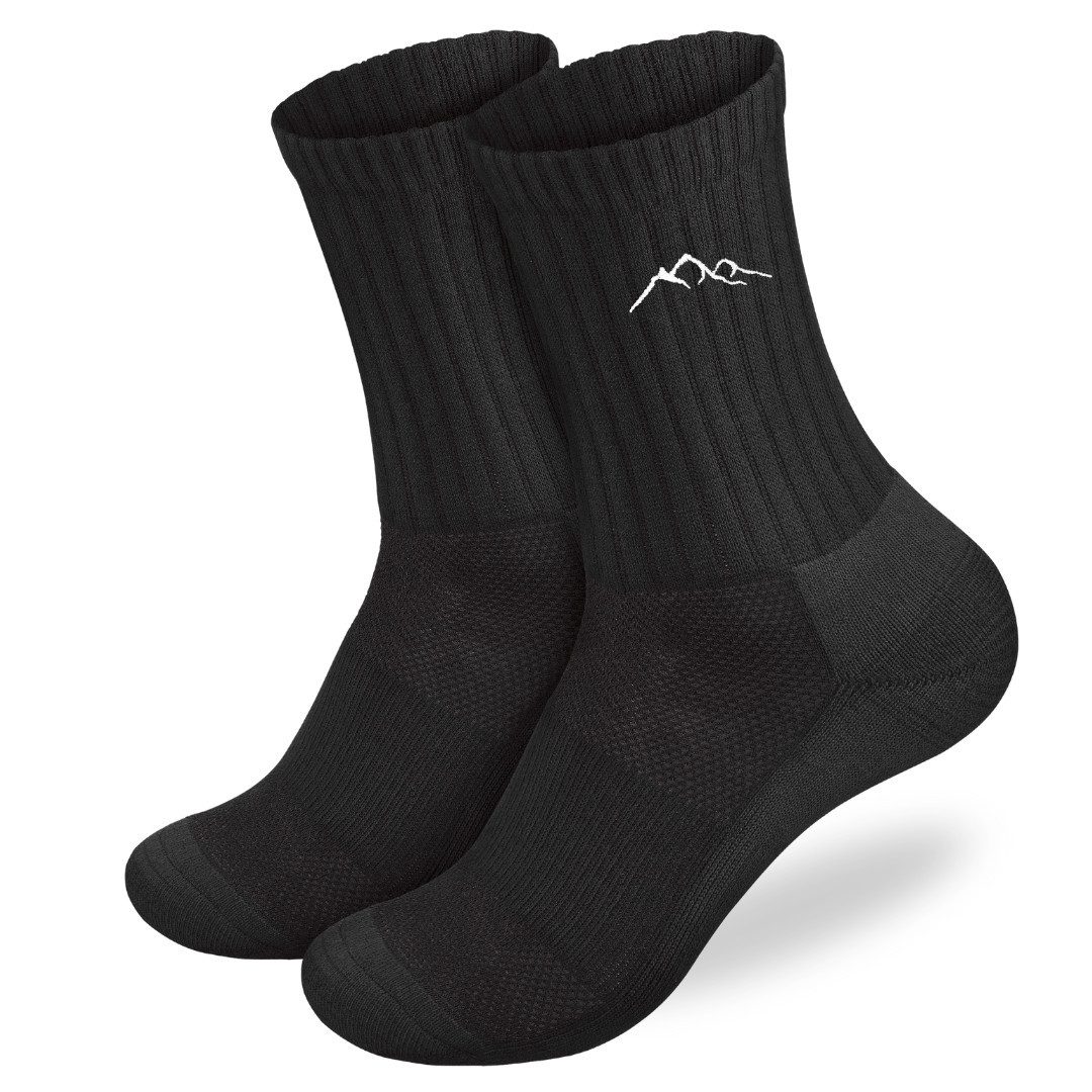 Gipfelgaudi Wandersocken Merino Socken, Unisex Socken, Gepolsterte Ferse, schnelltrocknend