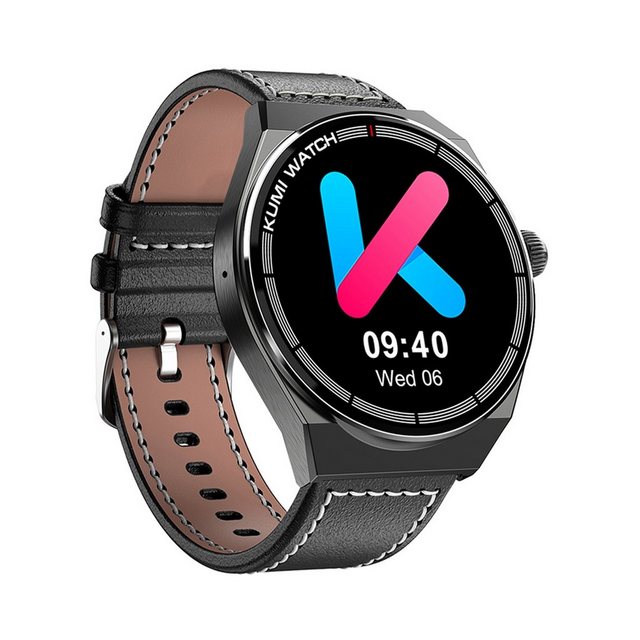 OKWISH Damen Herren Smart Watch Sportuhr Armbanduhr Fitness Uhr Uhren Tracker Smartwatch (1,39 Zoll) Sportuhr mit 100+ Sportmodi, Touchscreen, für iOS/Android, IP68 Wasserdicht, mit Anrufe Pulsmesser Schrittzähler Schlafmonitor Aktivitätstracker
