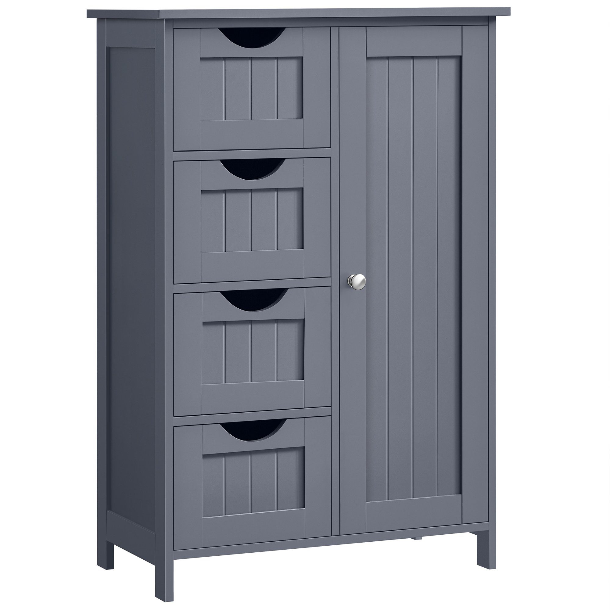 VASAGLE Badmöbel-Set Badezimmerschrank, 4 Schubladen, verstellbare günstig online kaufen